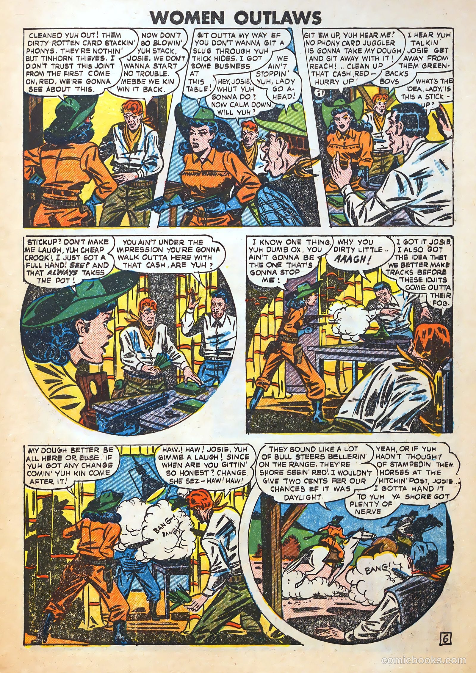 Women Outlaws #7 (1949) — page 7 of 36
