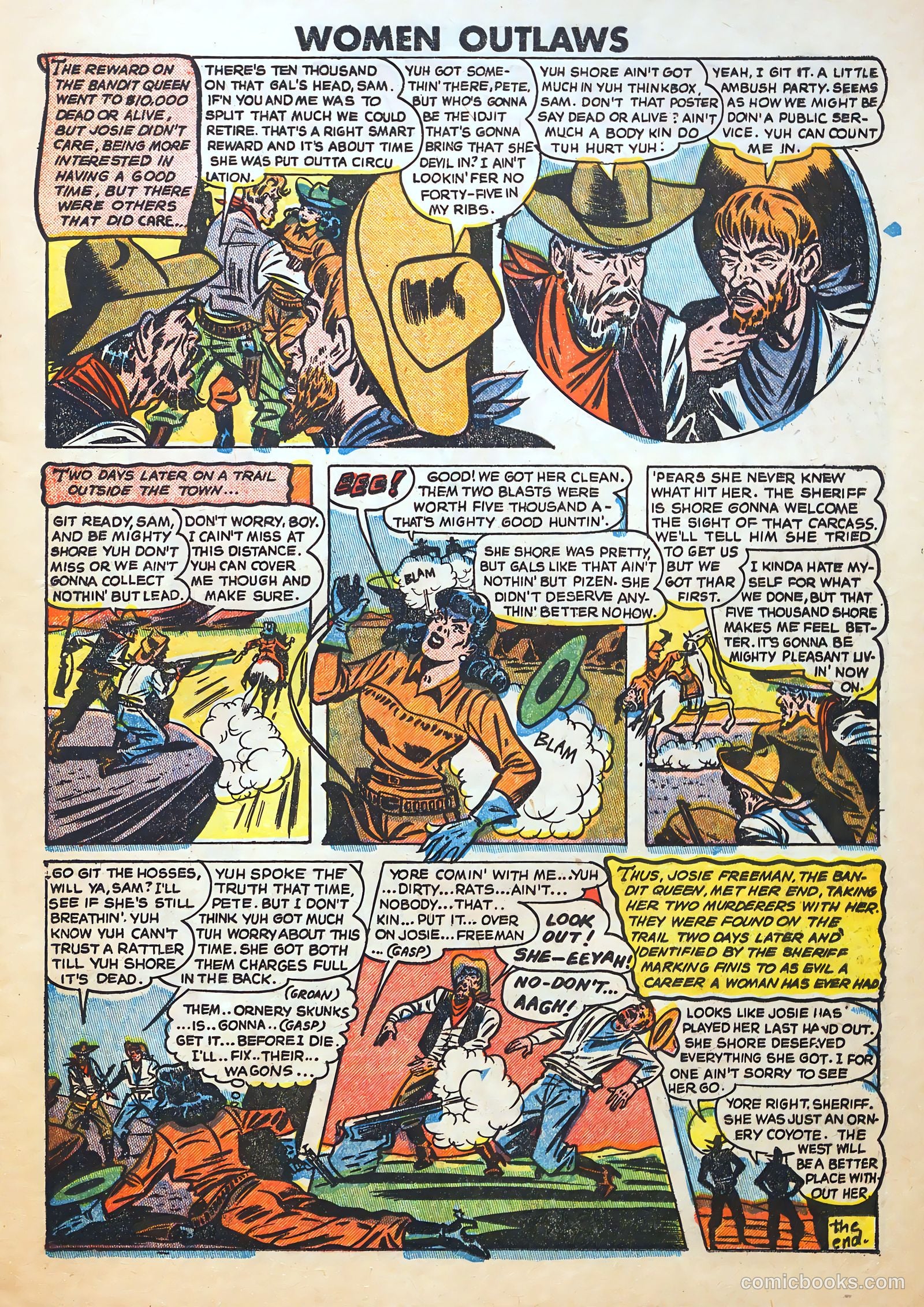 Women Outlaws #7 (1949) — page 11 of 36