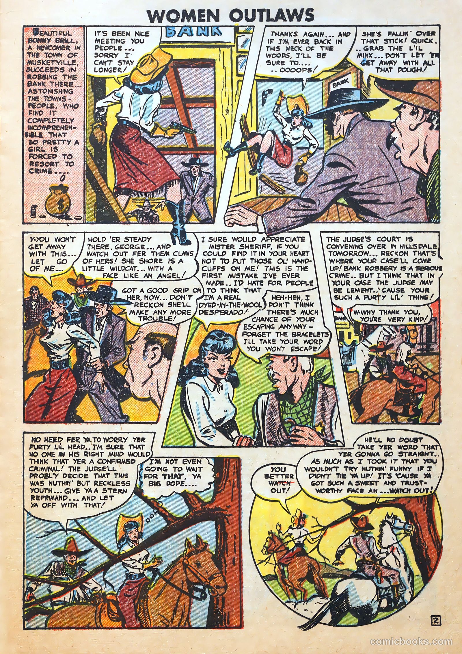 Women Outlaws #7 (1949) — page 13 of 36