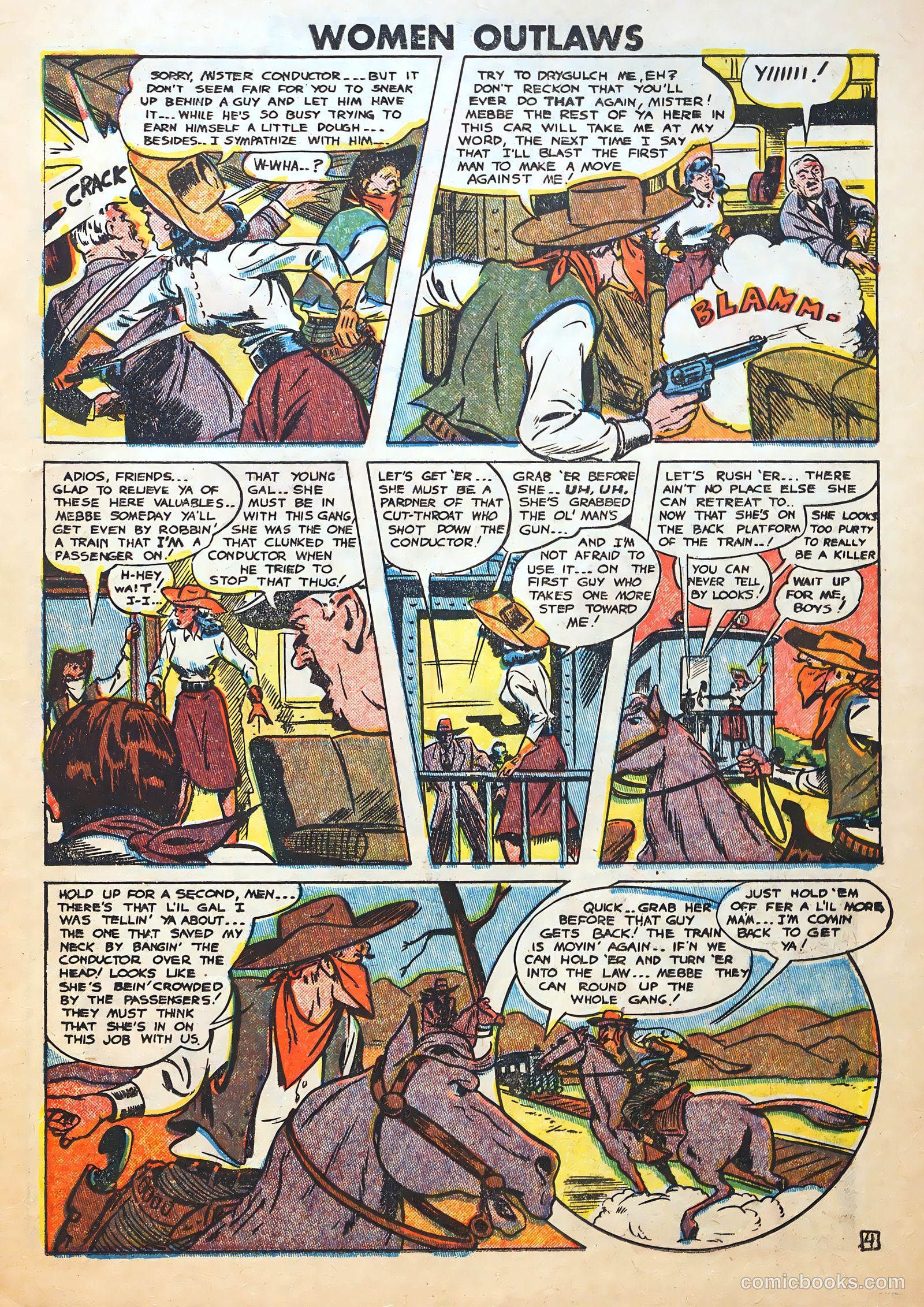 Women Outlaws #7 (1949) — page 15 of 36