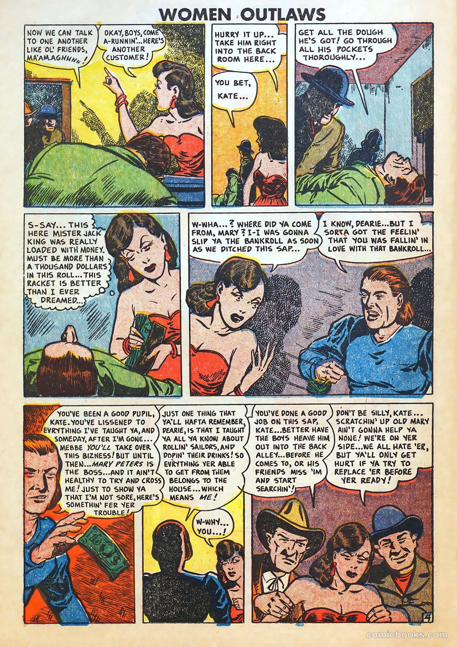 Women Outlaws #7 (1949) — page 26 of 36