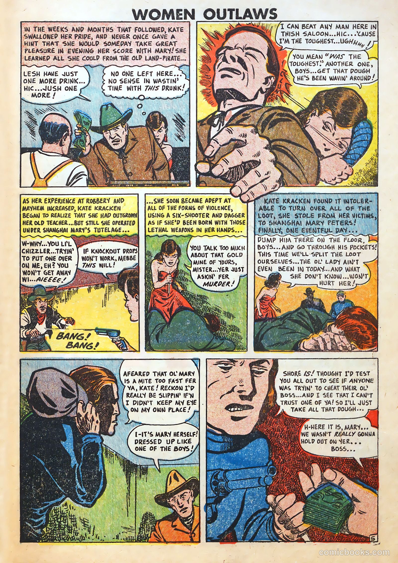 Women Outlaws #7 (1949) — page 27 of 36
