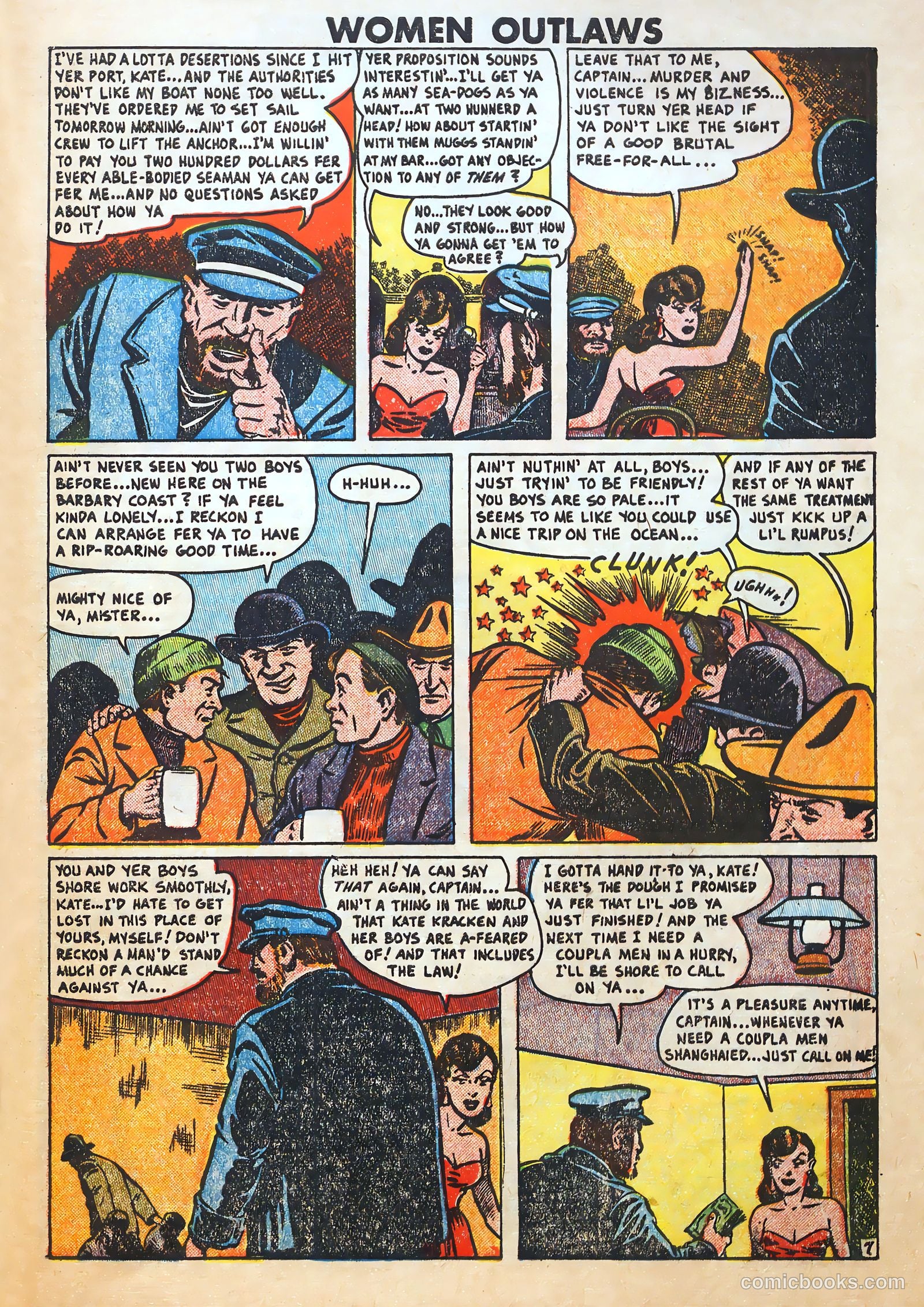 Women Outlaws #7 (1949) — page 29 of 36
