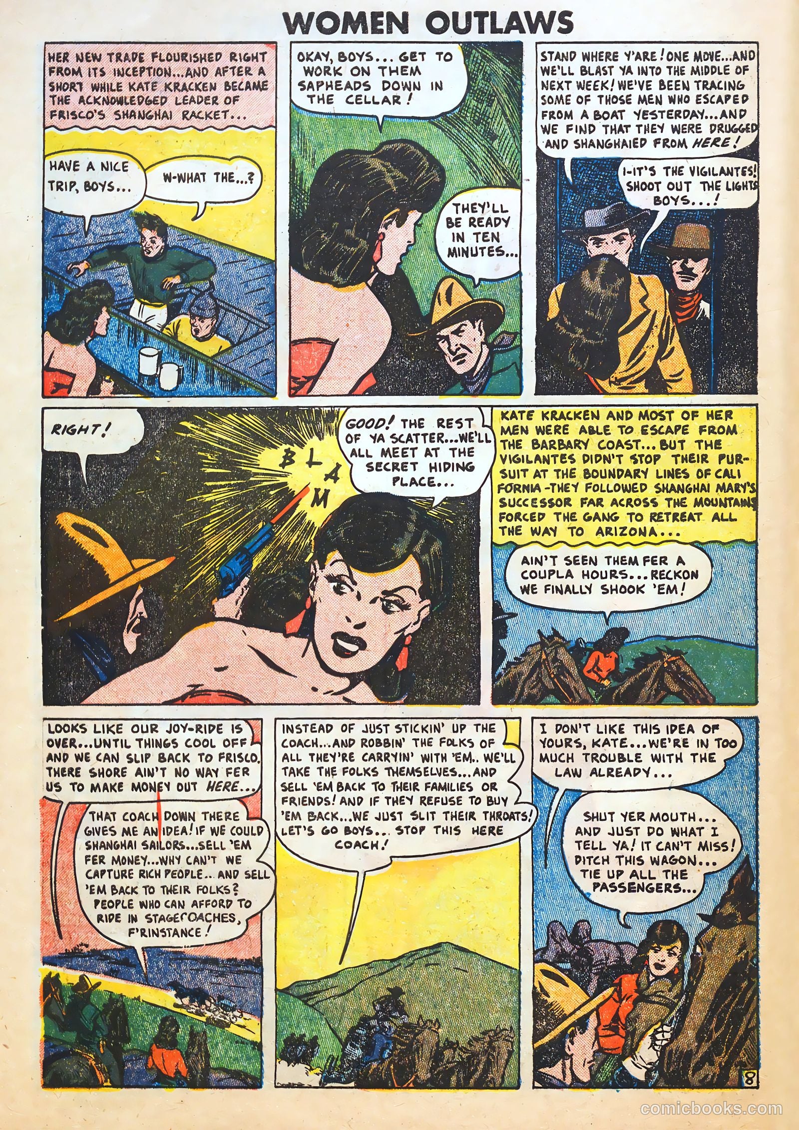 Women Outlaws #7 (1949) — page 30 of 36