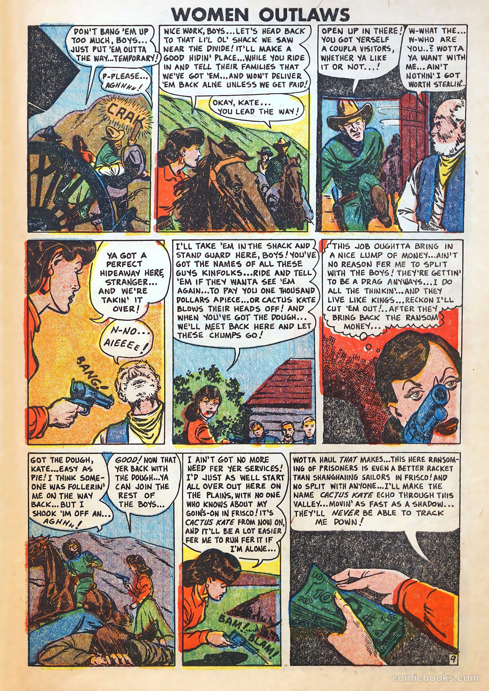 Women Outlaws #7 (1949) — page 31 of 36