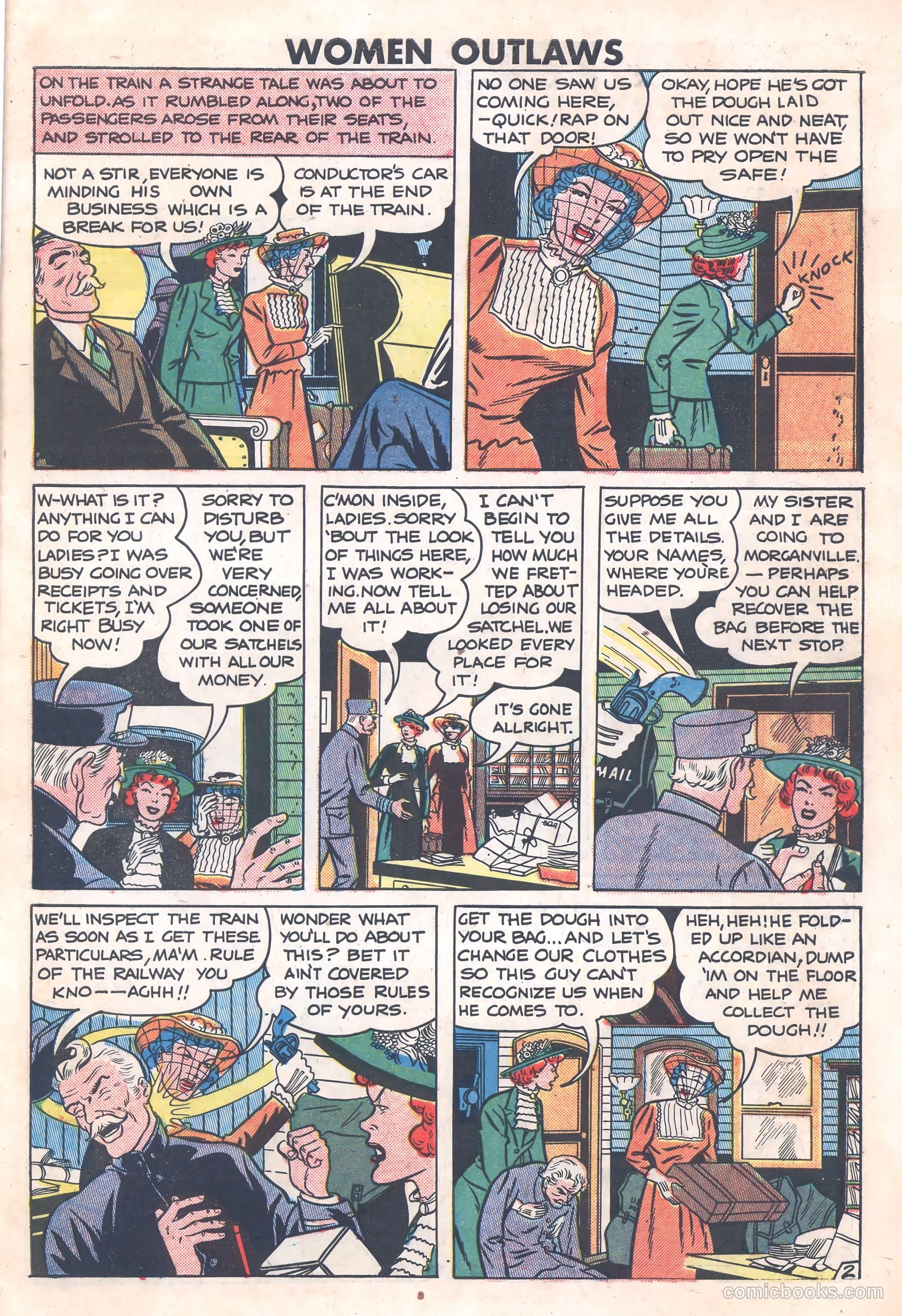 Women Outlaws #8 (1949) — page 3 of 36