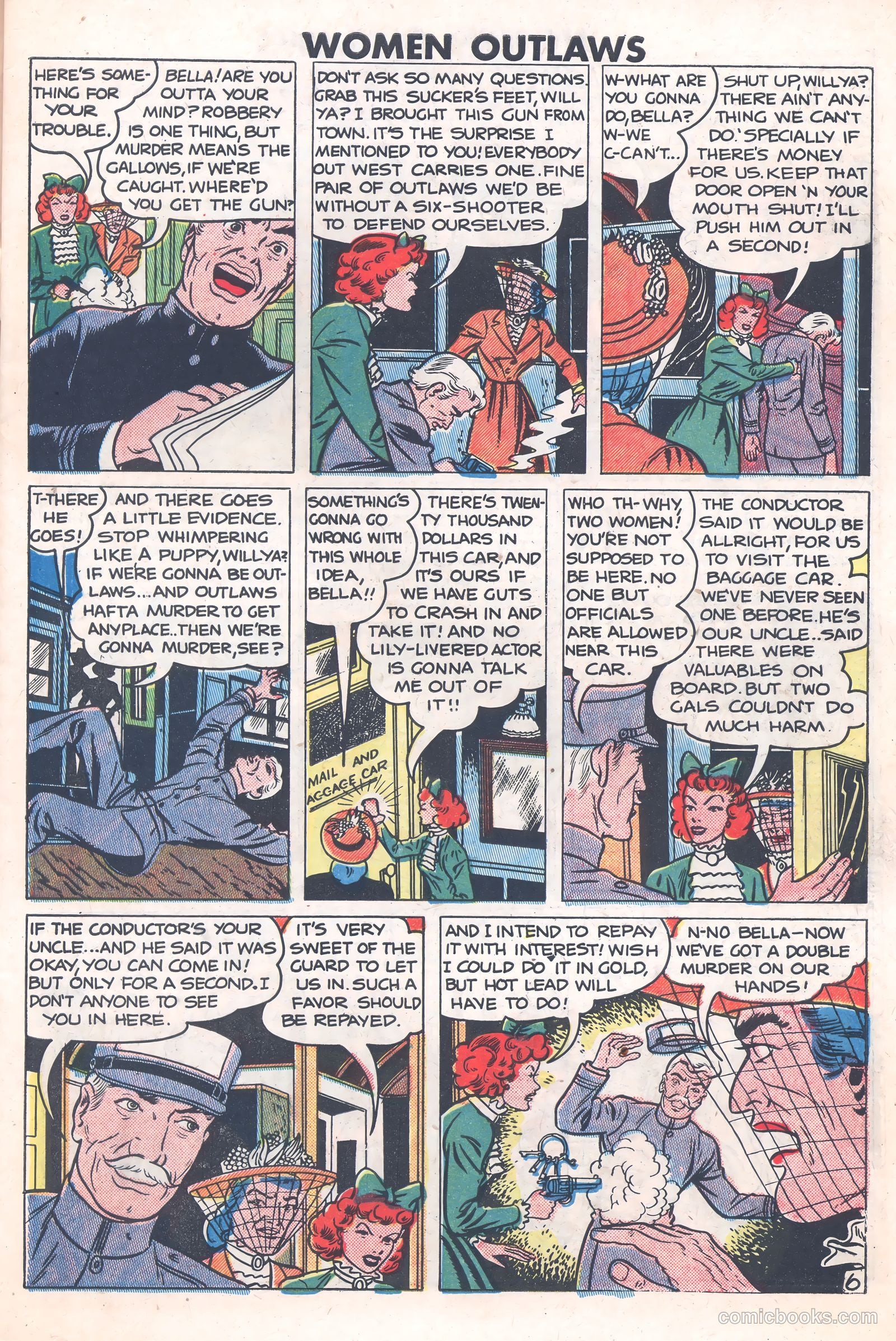 Women Outlaws #8 (1949) — page 7 of 36
