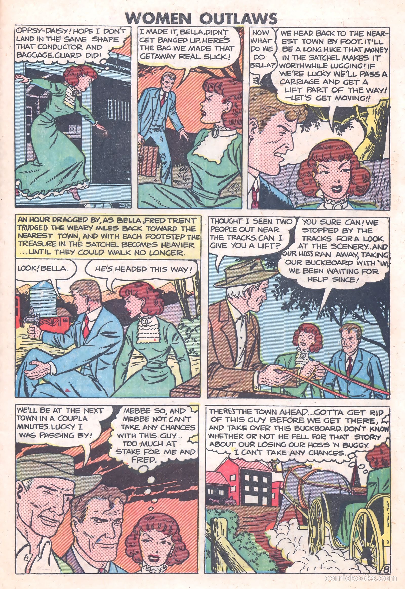 Women Outlaws #8 (1949) — page 9 of 36