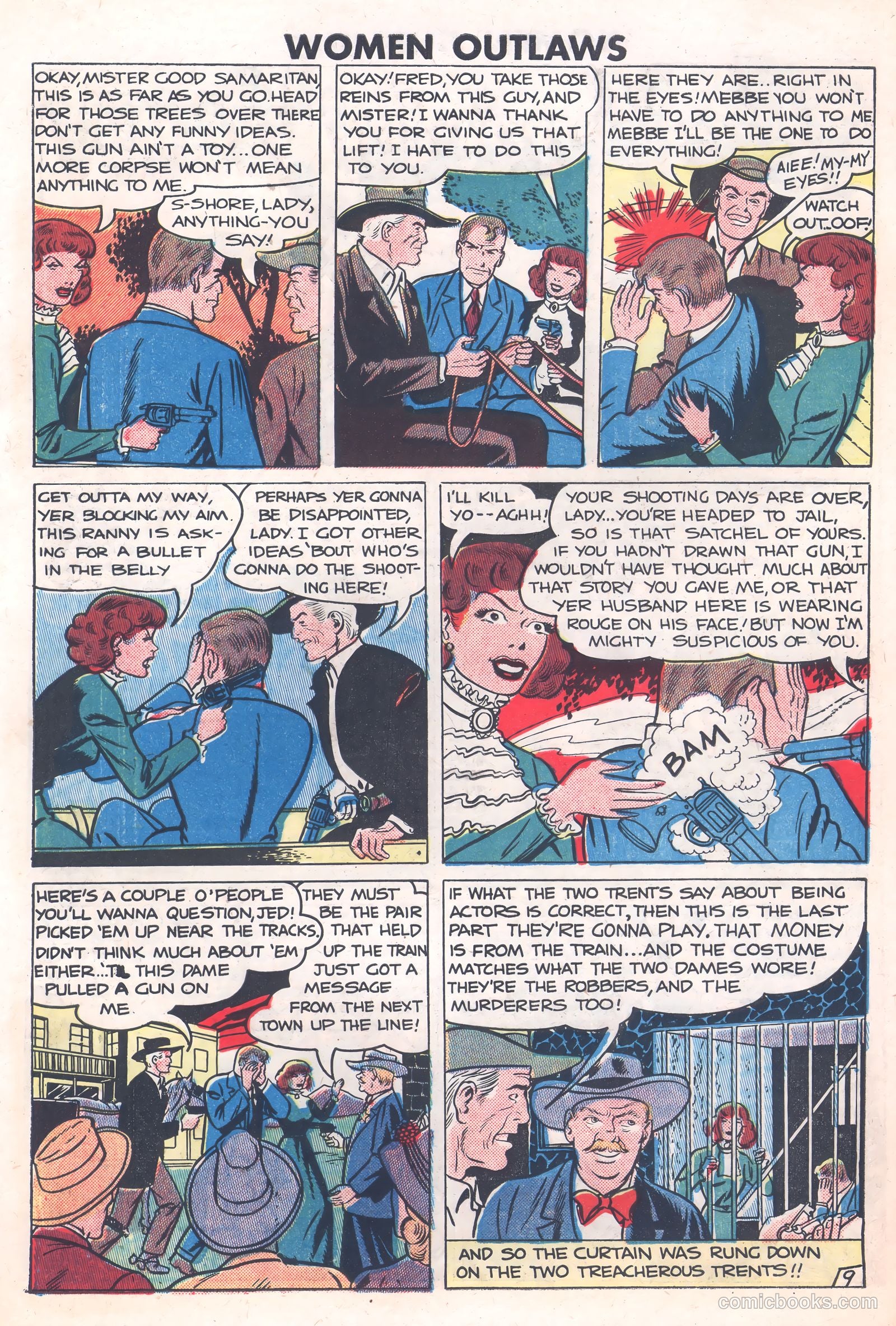 Women Outlaws #8 (1949) — page 10 of 36
