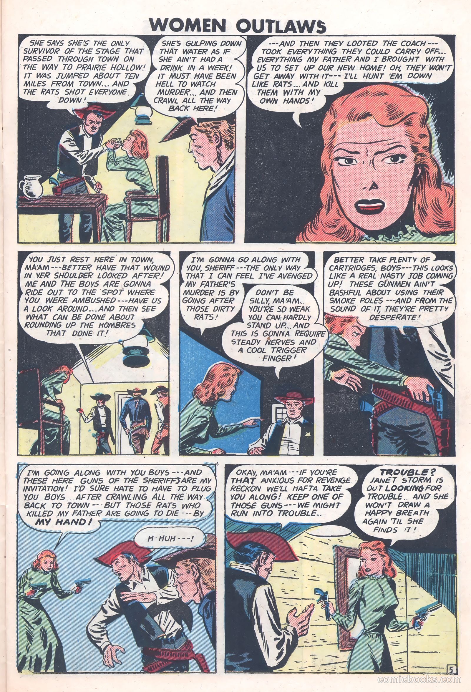 Women Outlaws #8 (1949) — page 15 of 36