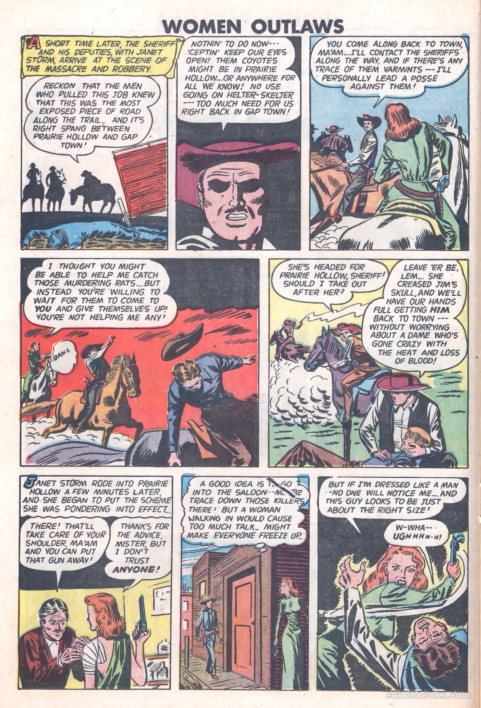 Women Outlaws #8 (1949) — page 16 of 36