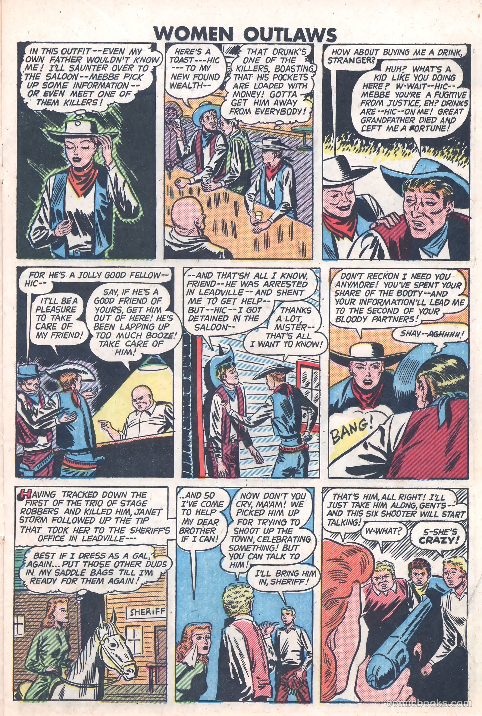 Women Outlaws #8 (1949) — page 17 of 36