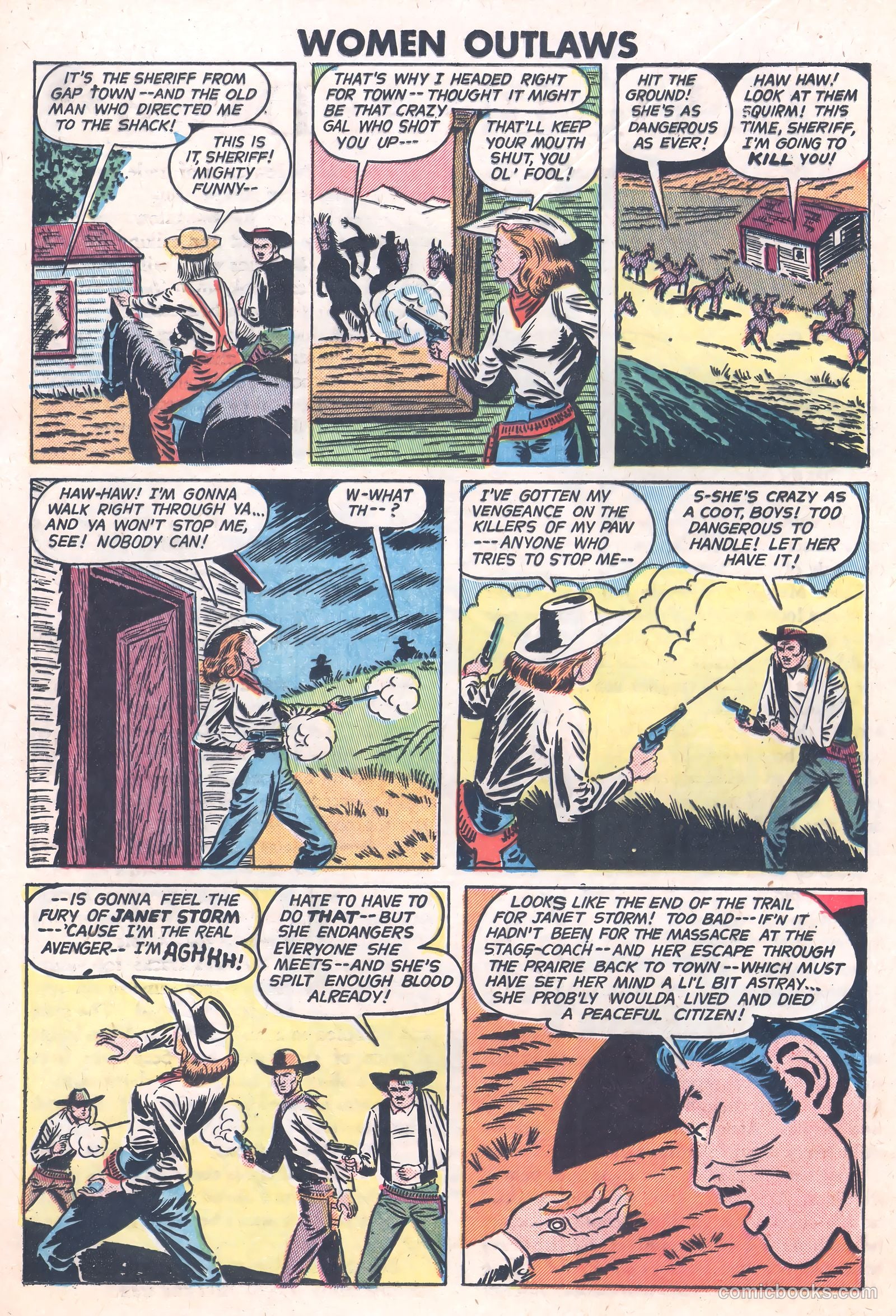 Women Outlaws #8 (1949) — page 20 of 36