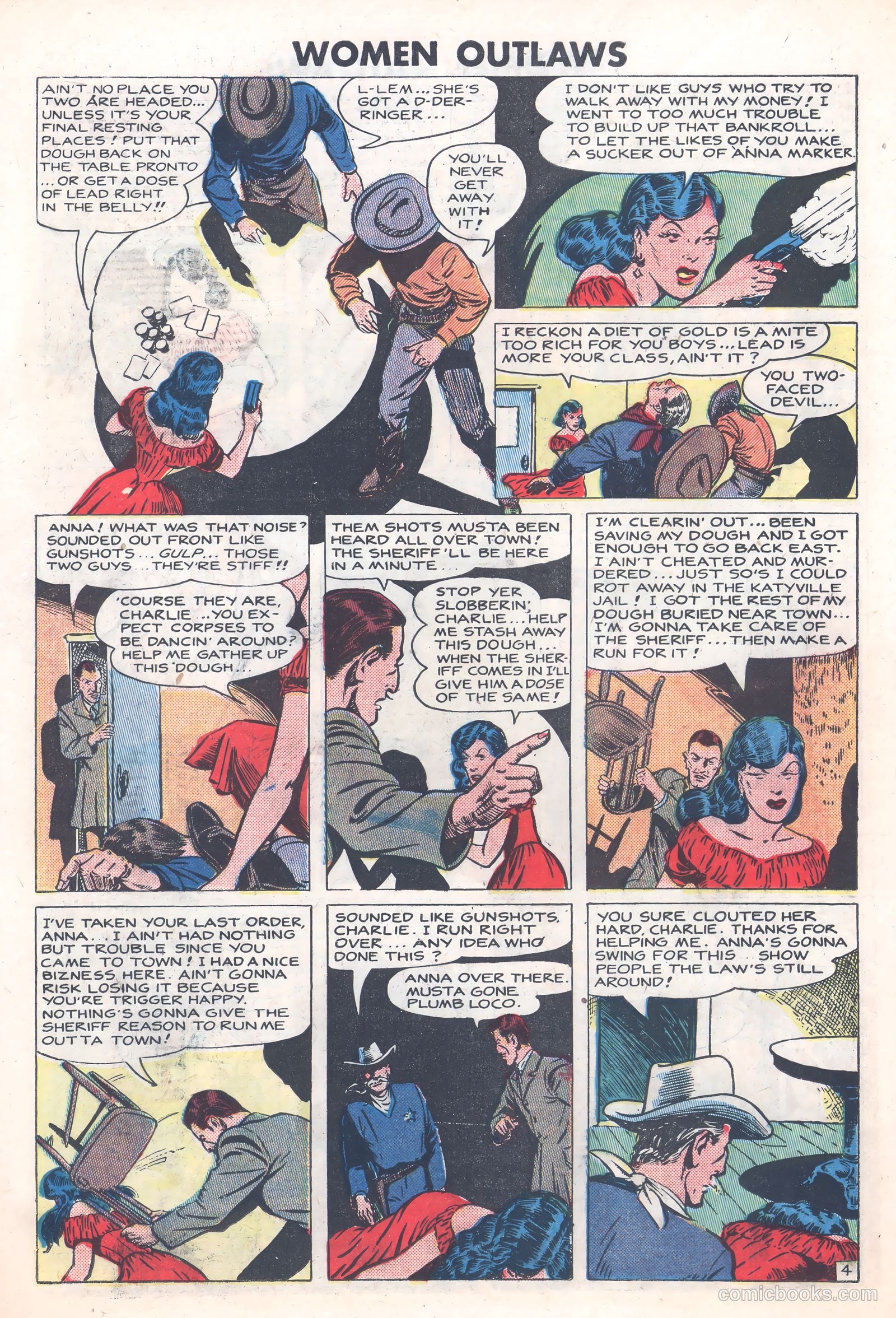 Women Outlaws #8 (1949) — page 26 of 36