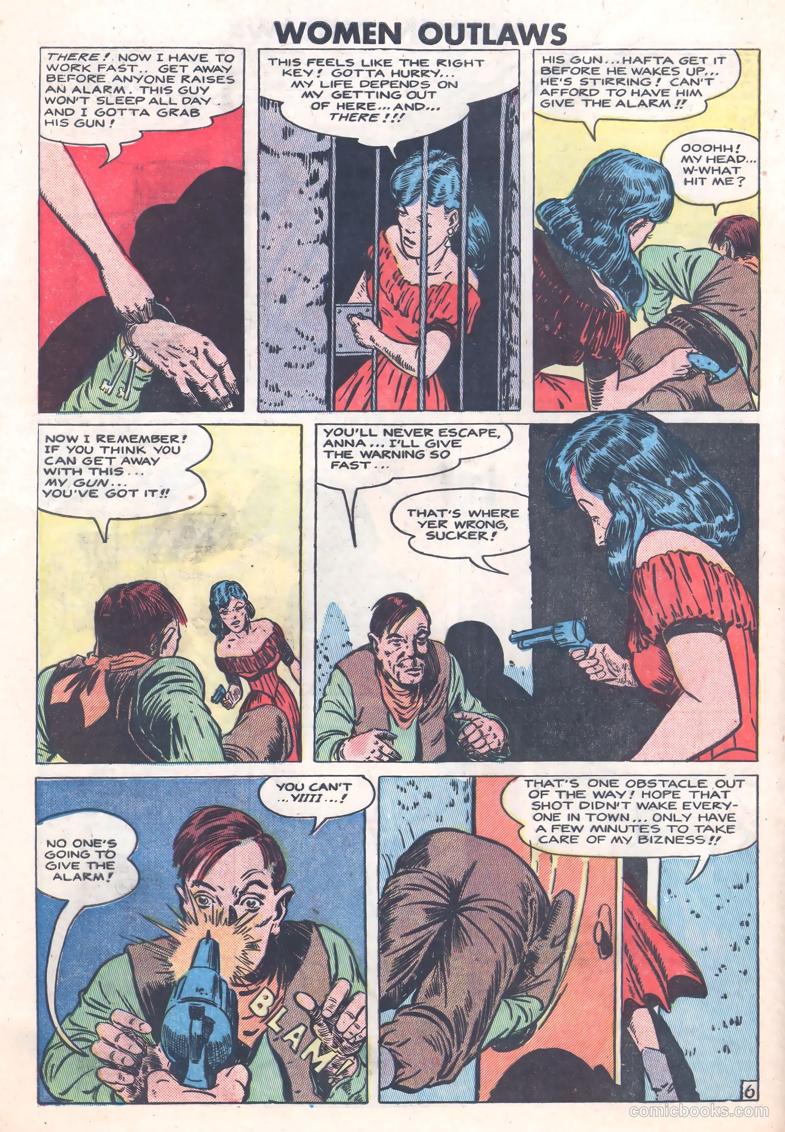 Women Outlaws #8 (1949) — page 28 of 36