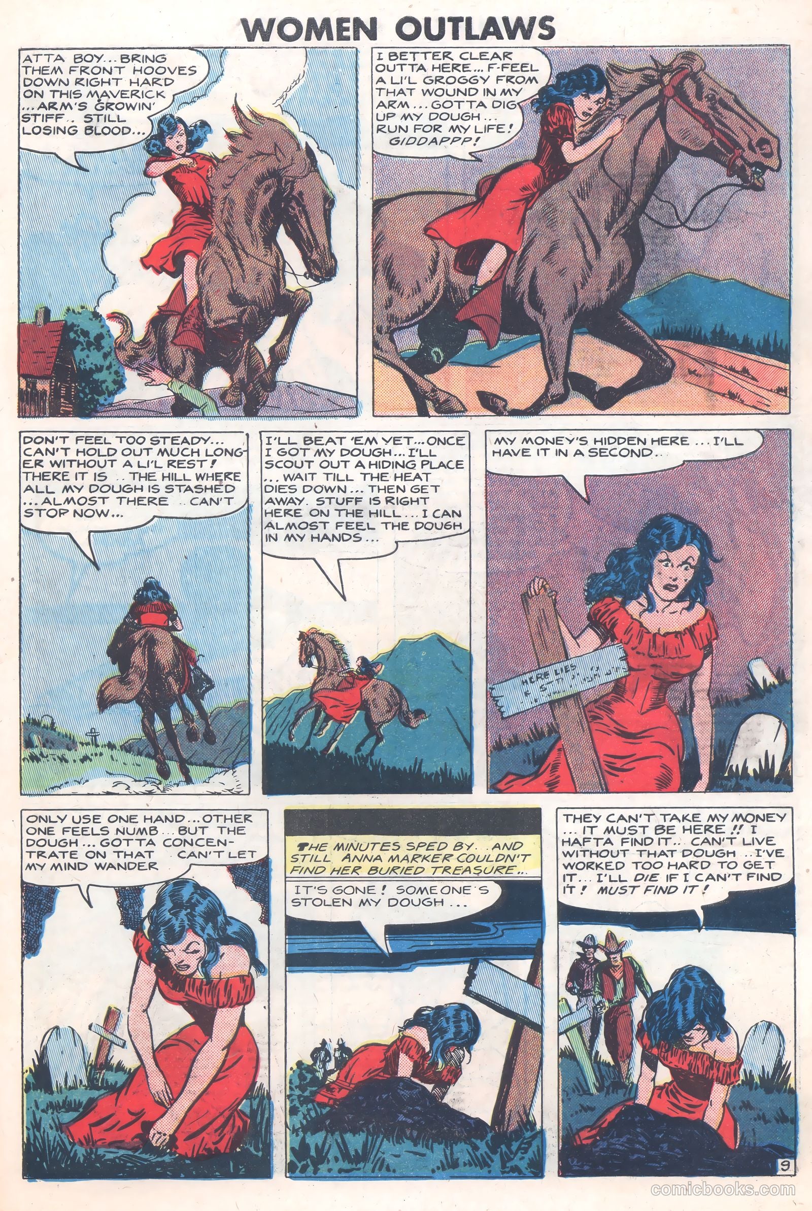 Women Outlaws #8 (1949) — page 31 of 36
