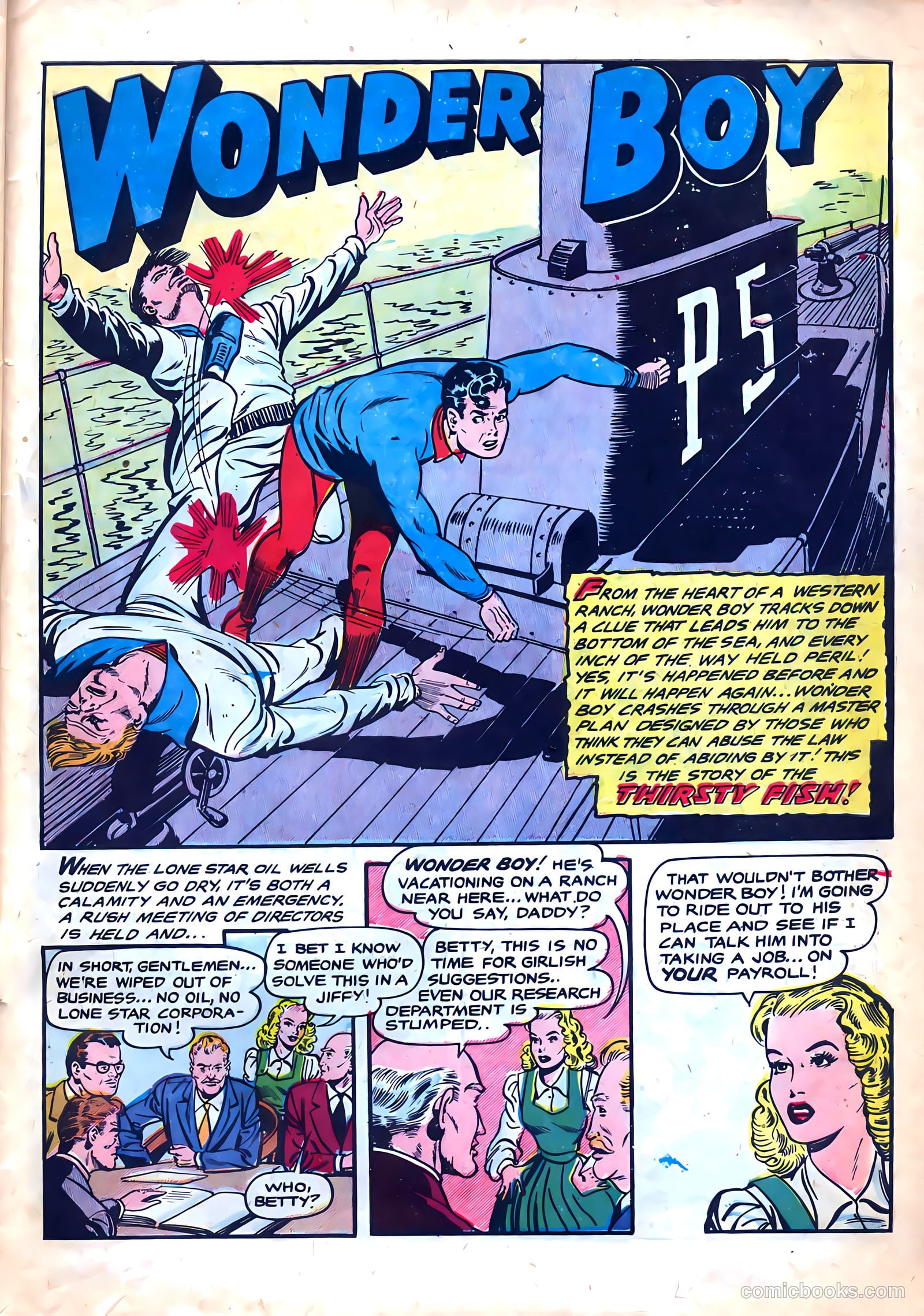 Wonder Boy #17 (1955) — page 30 of 37