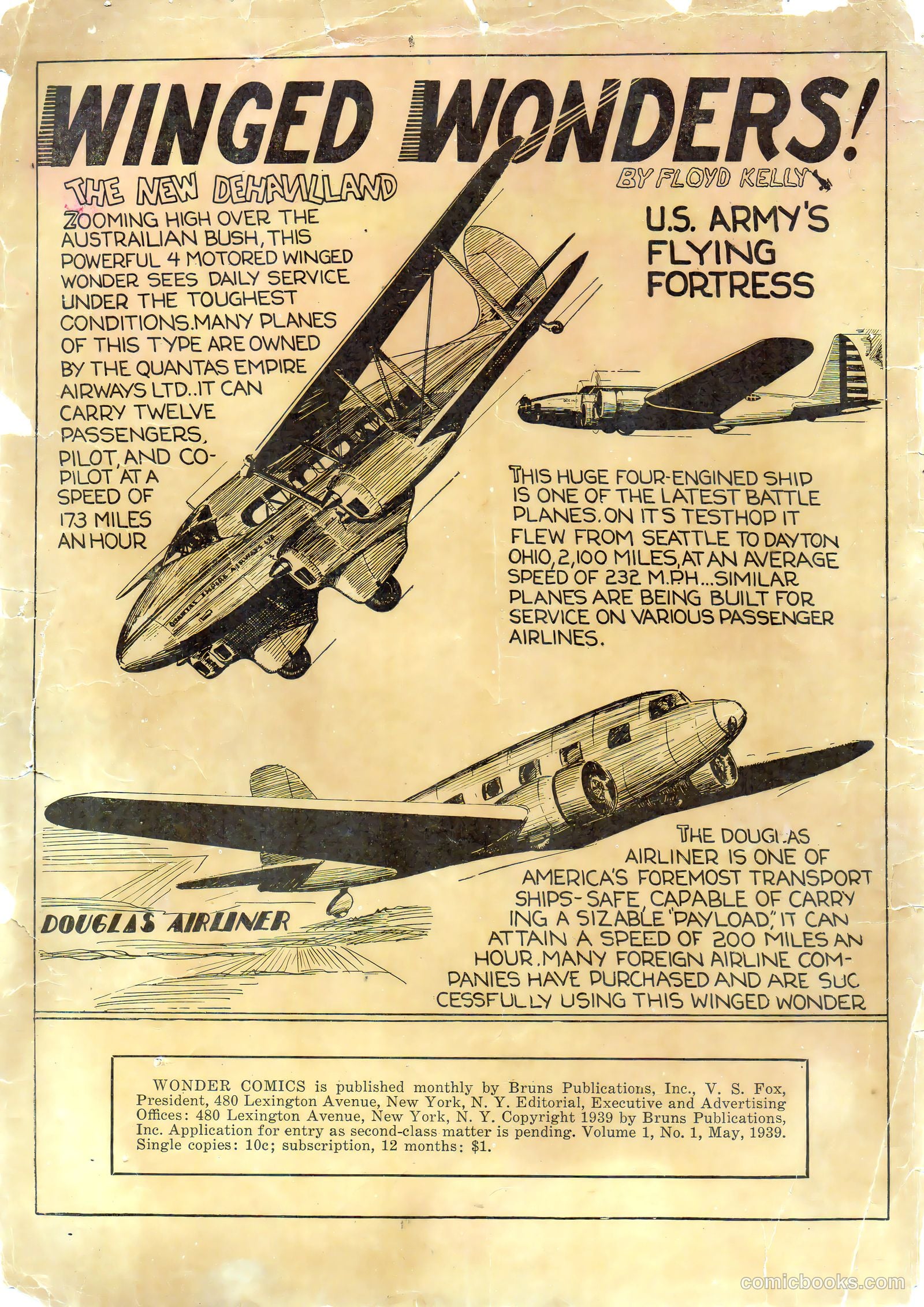 Wonder Comics #1 (1939) — page 2 of 16