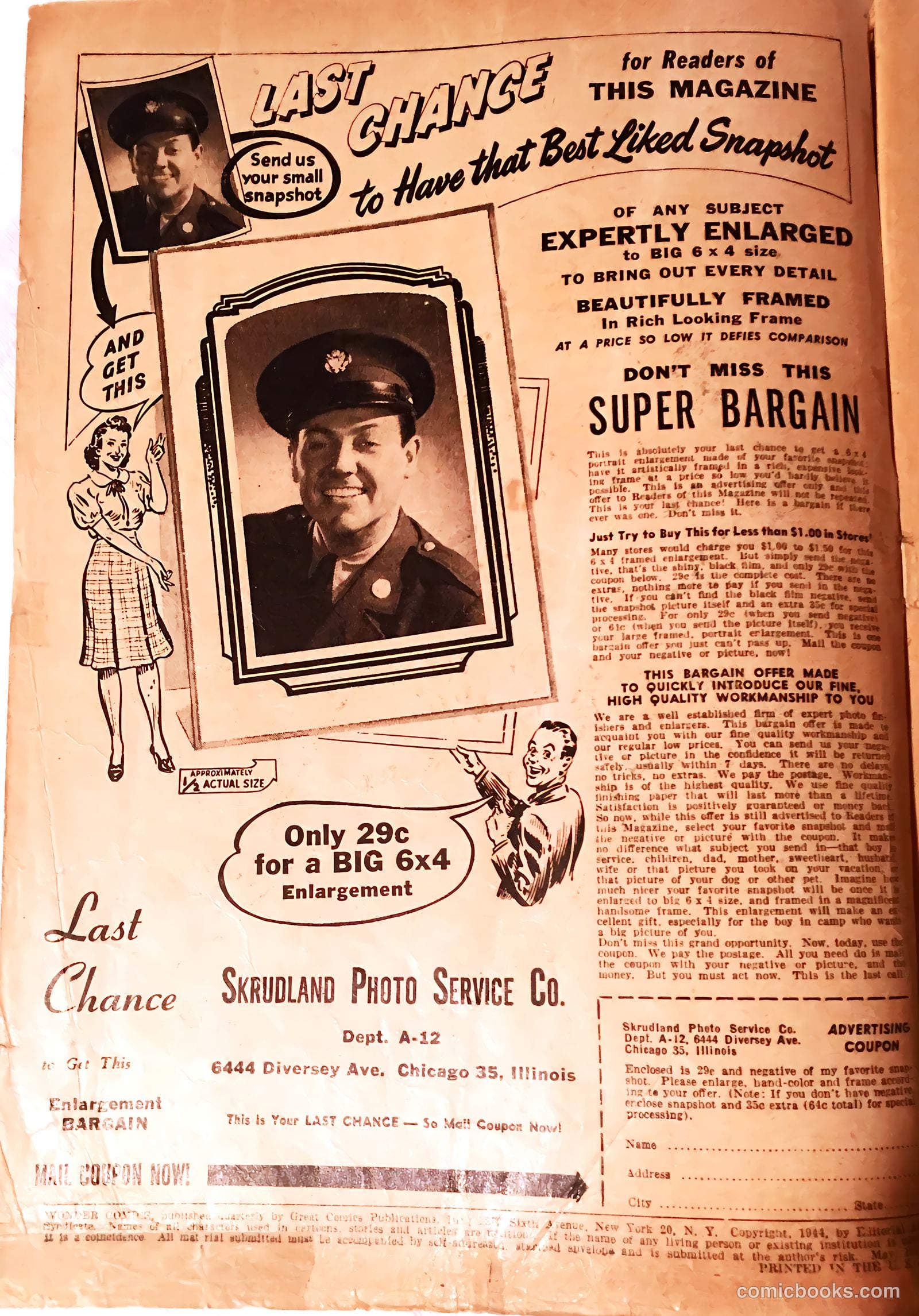 Wonder Comics #1 (1944) — page 2 of 52