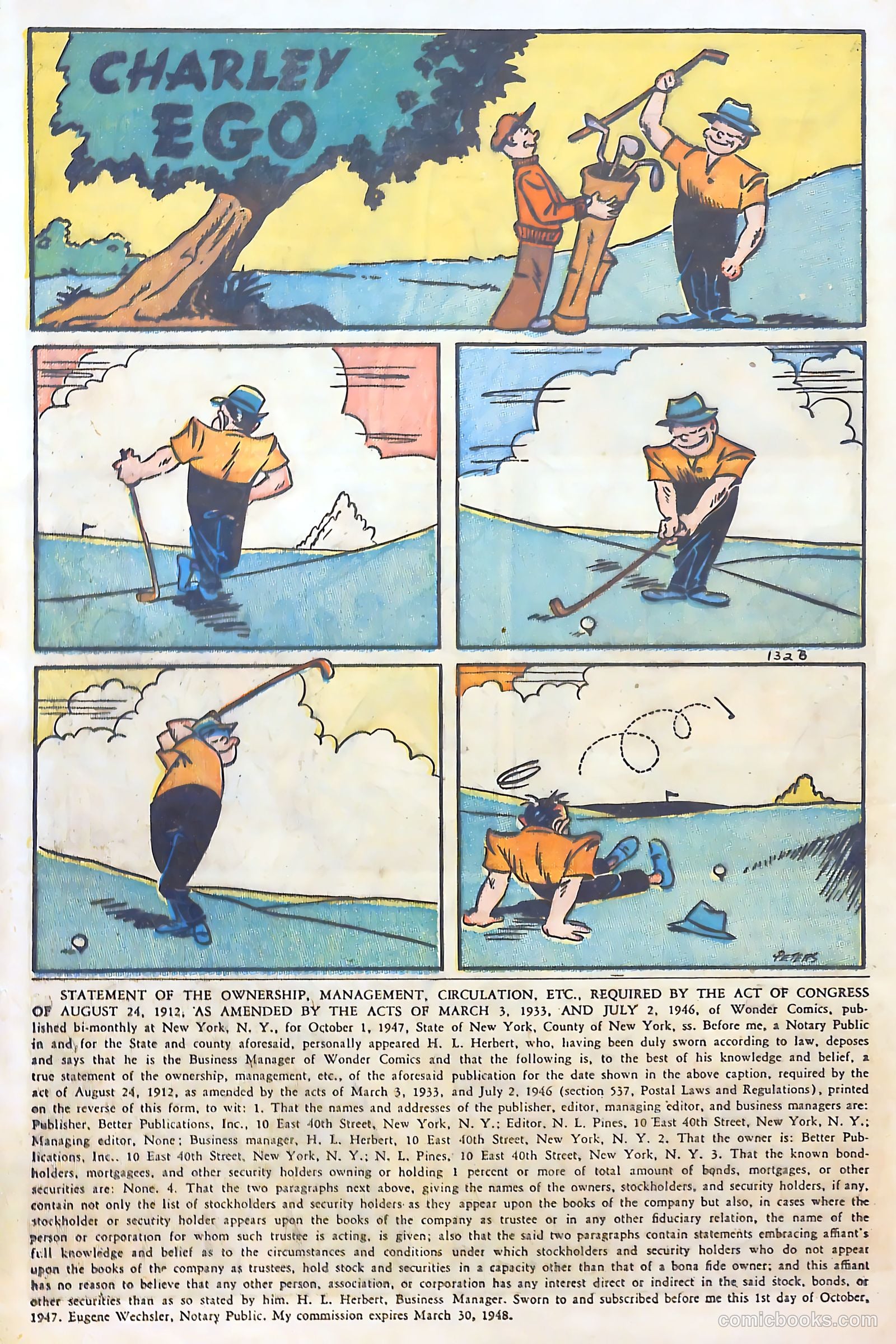 Wonder Comics #17 (1948) — page 32 of 52
