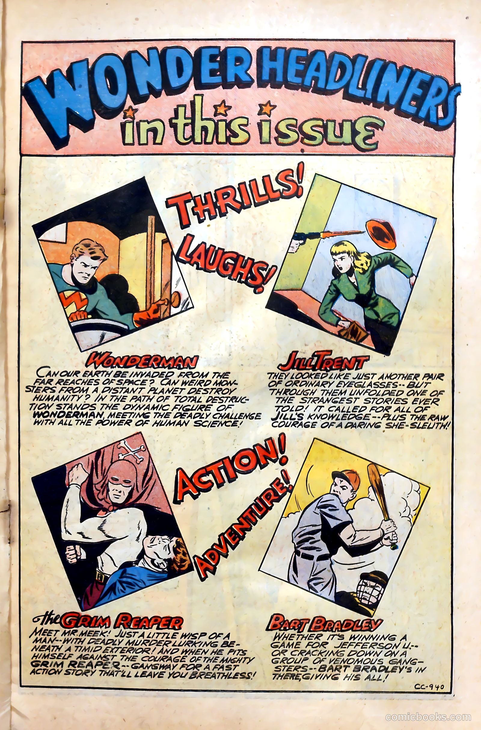 Wonder Comics #9 (1946) — page 3 of 51