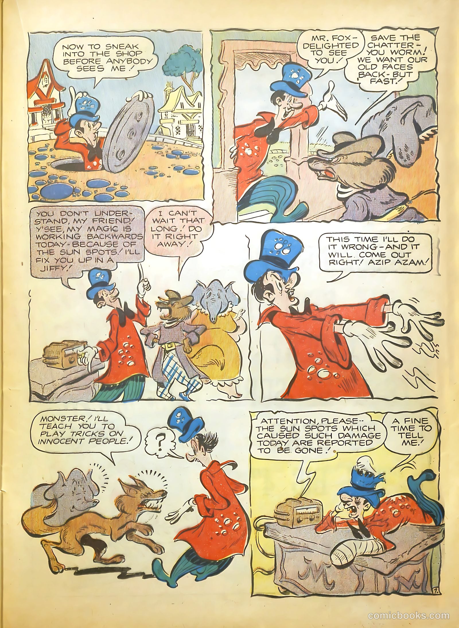 Wonderland Comics #4 (1946) — page 34 of 54