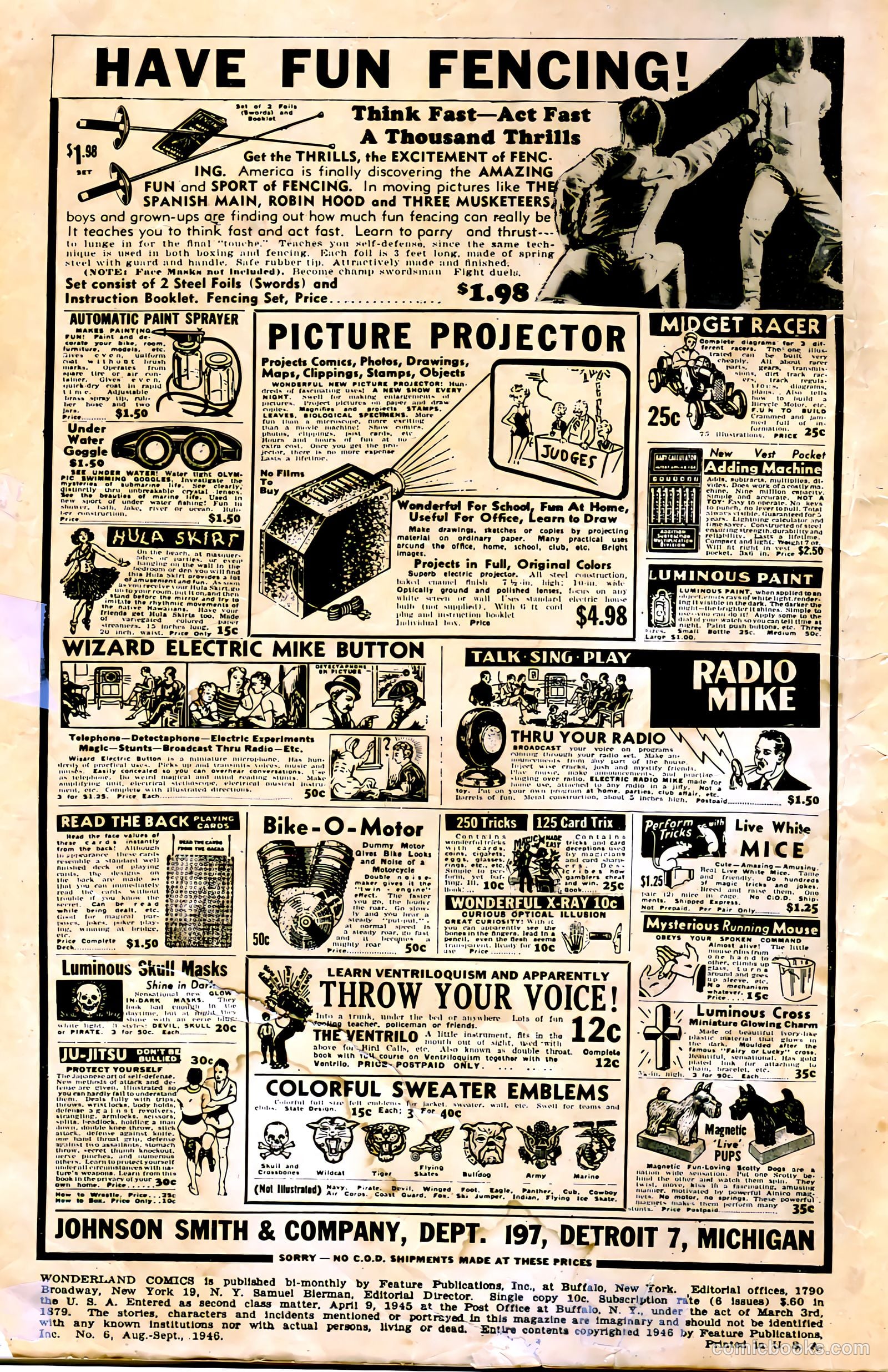 Wonderland Comics #6 (1946) — page 2 of 52