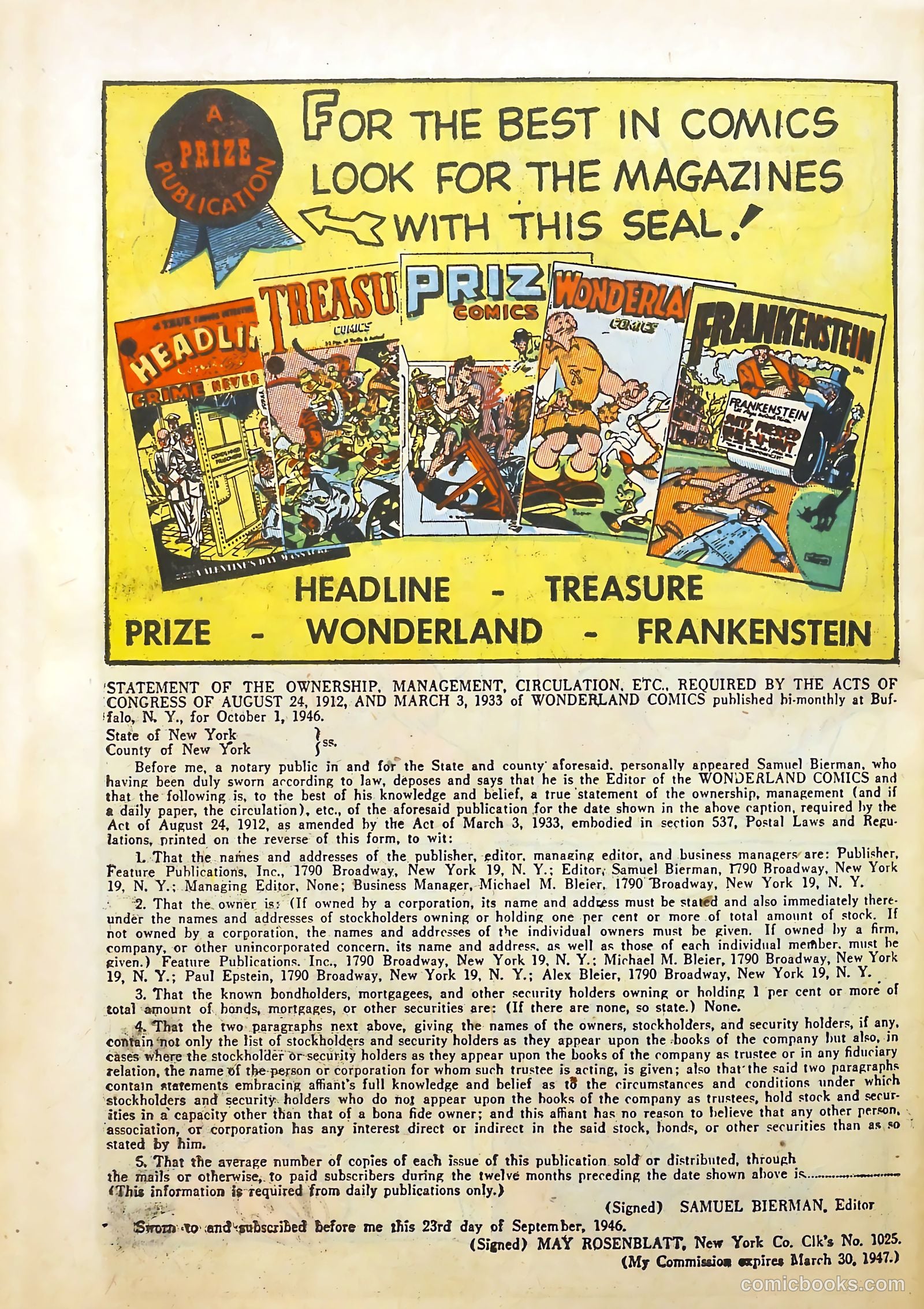 Wonderland Comics #9 (1947) — page 40 of 53