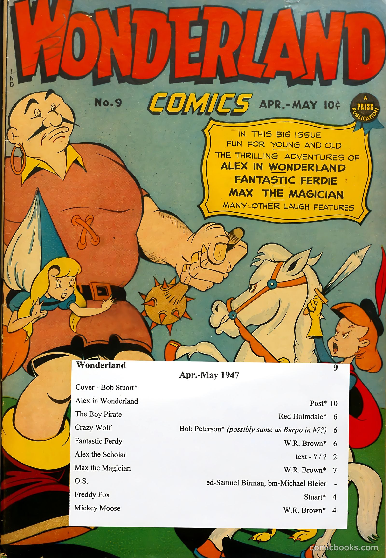 Wonderland Comics #9 (1947) — page 53 of 53