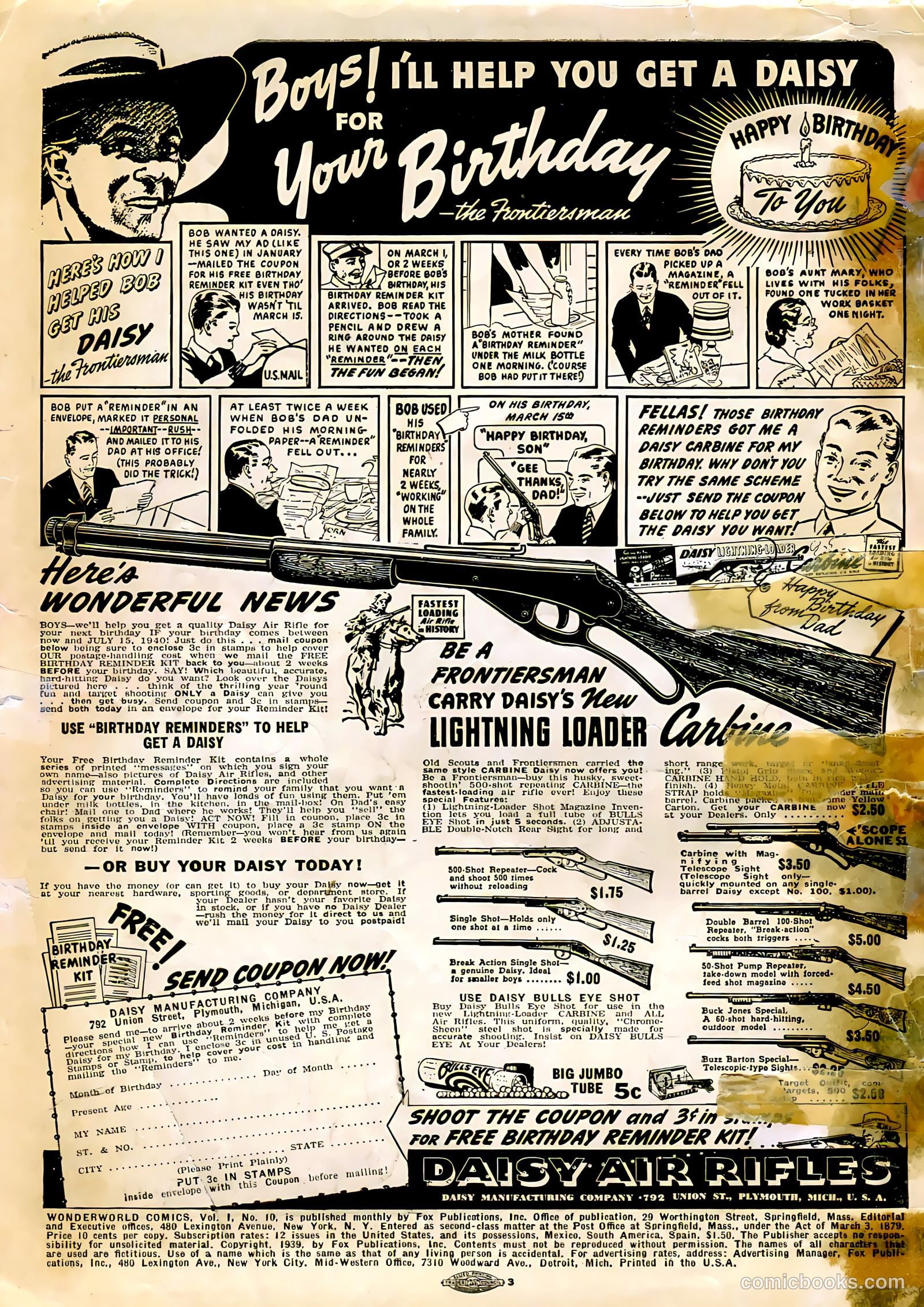 Wonderworld Comics #10 (1940) — page 2 of 68