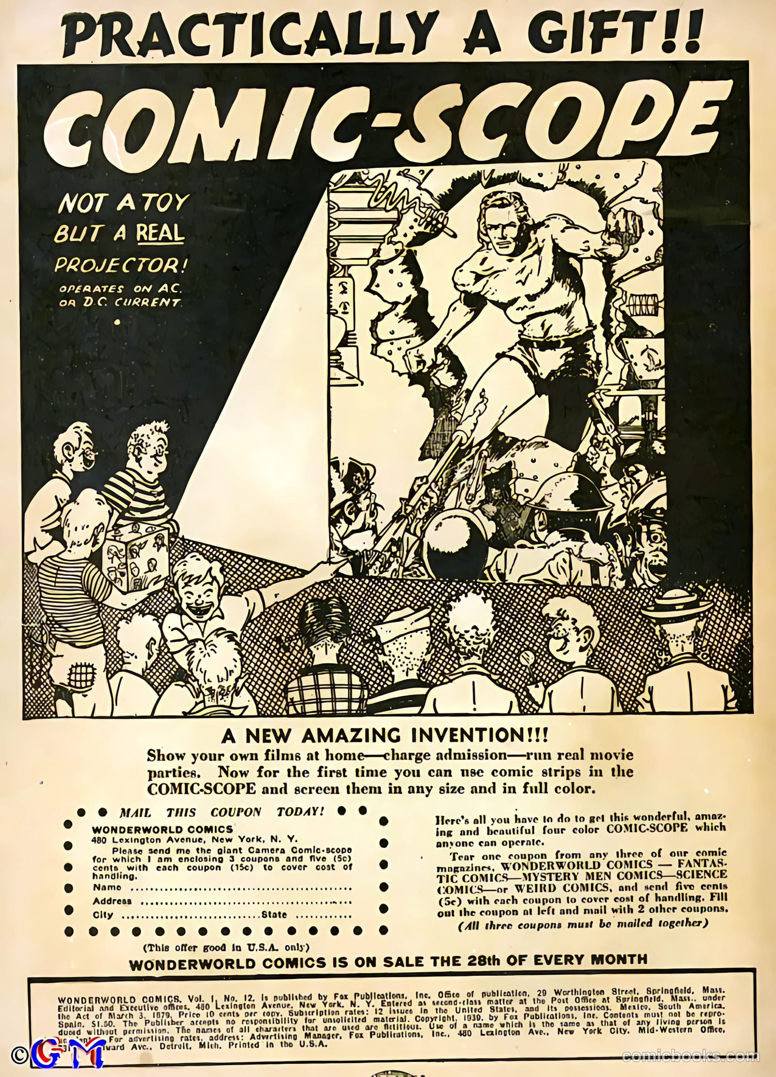 Wonderworld Comics #12 (1940) — page 2 of 68