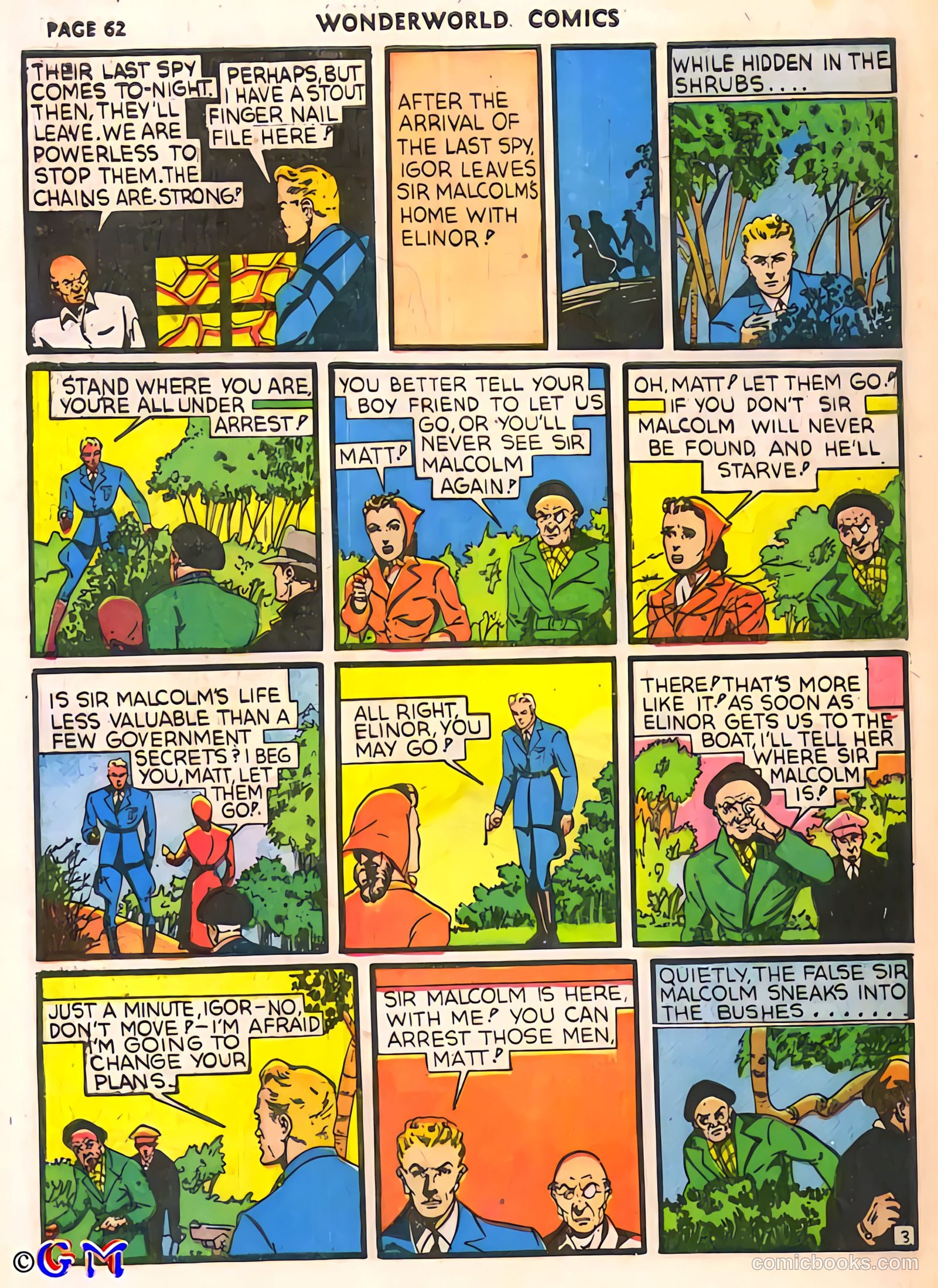 Wonderworld Comics #12 (1940) — page 64 of 68