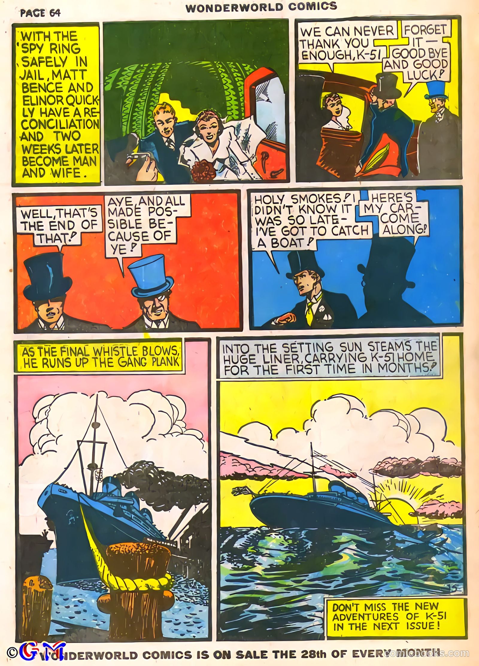Wonderworld Comics #12 (1940) — page 66 of 68