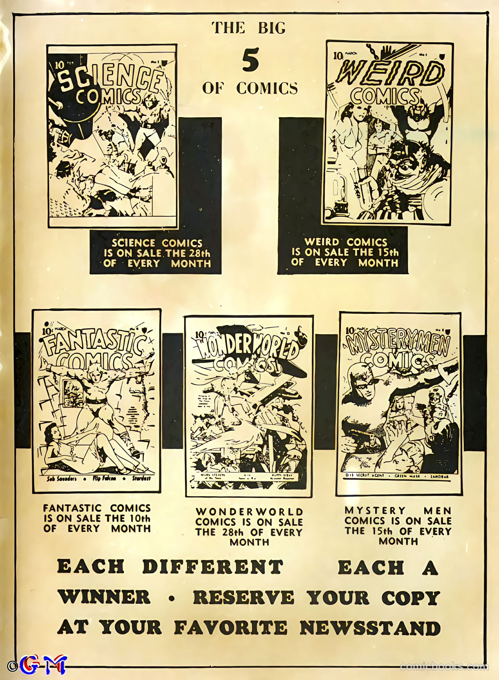 Wonderworld Comics #12 (1940) — page 67 of 68