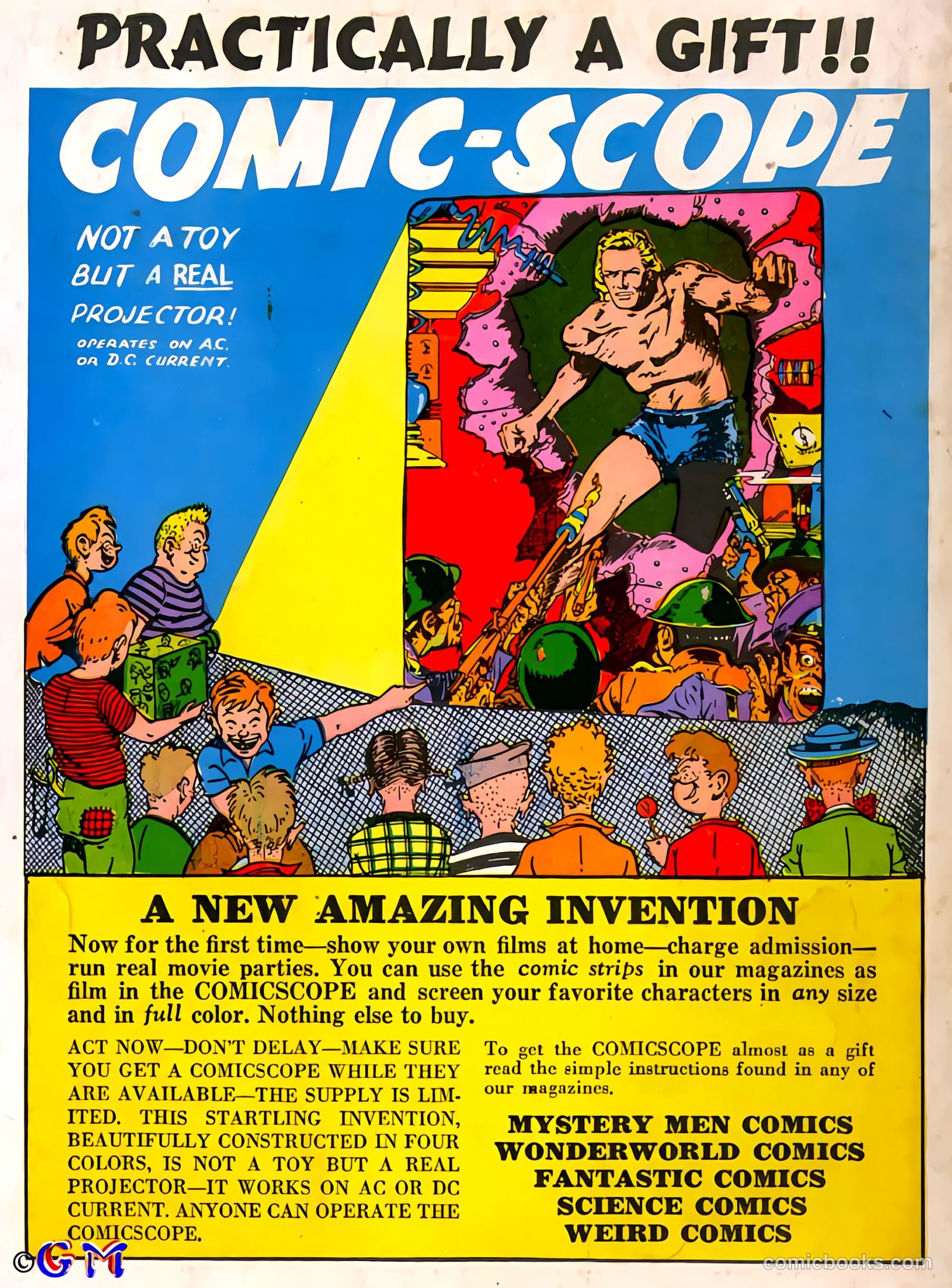 Wonderworld Comics #12 (1940) — page 68 of 68