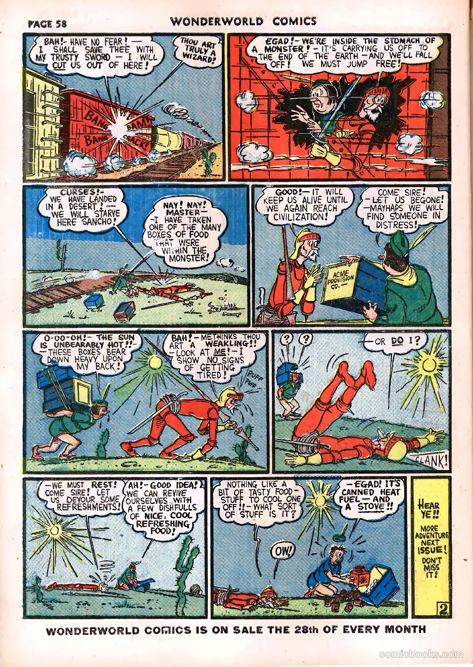 Wonderworld Comics #14 (1940) — page 60 of 69