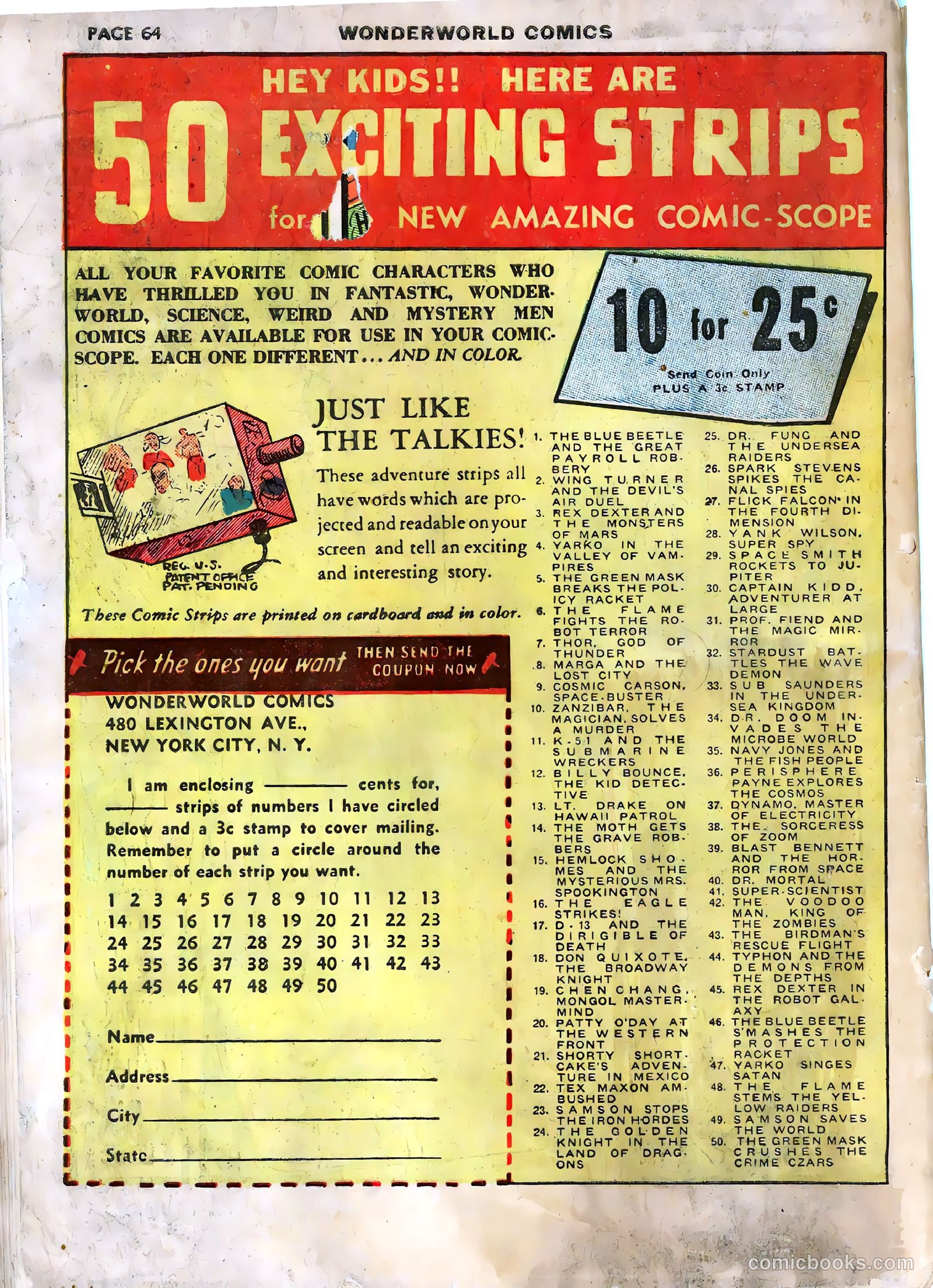 Wonderworld Comics #14 (1940) — page 66 of 69