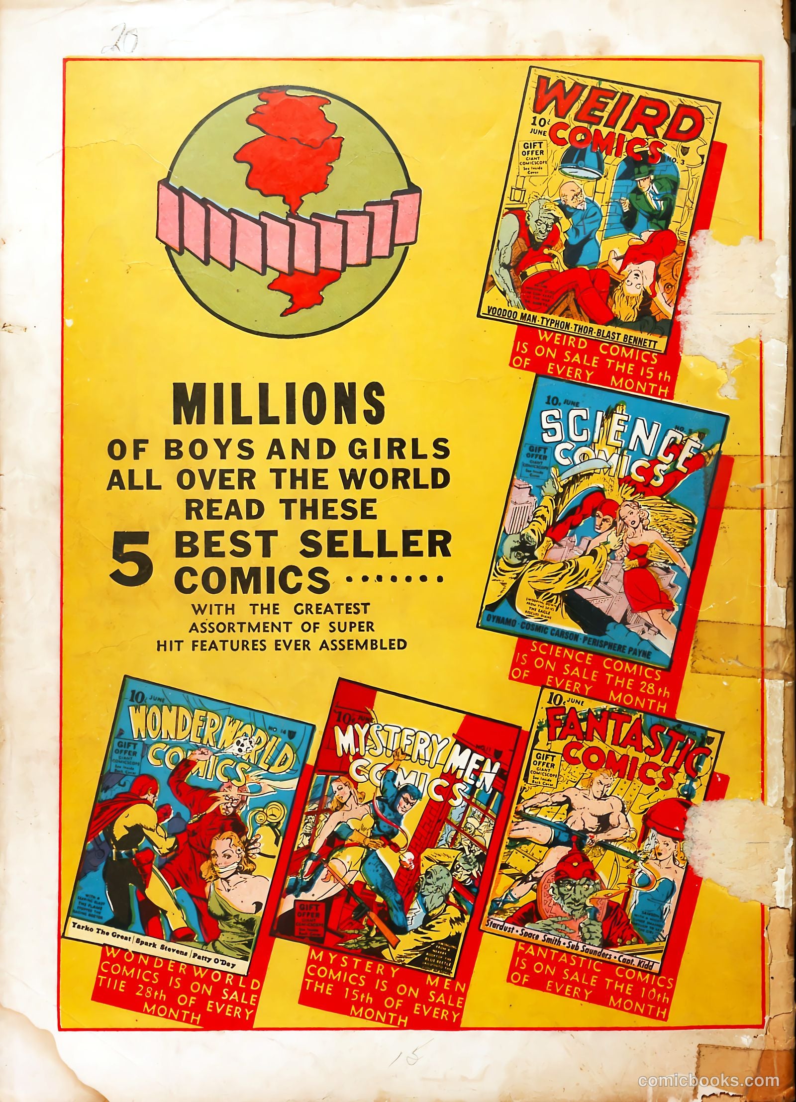 Wonderworld Comics #15 (1940) — page 68 of 68