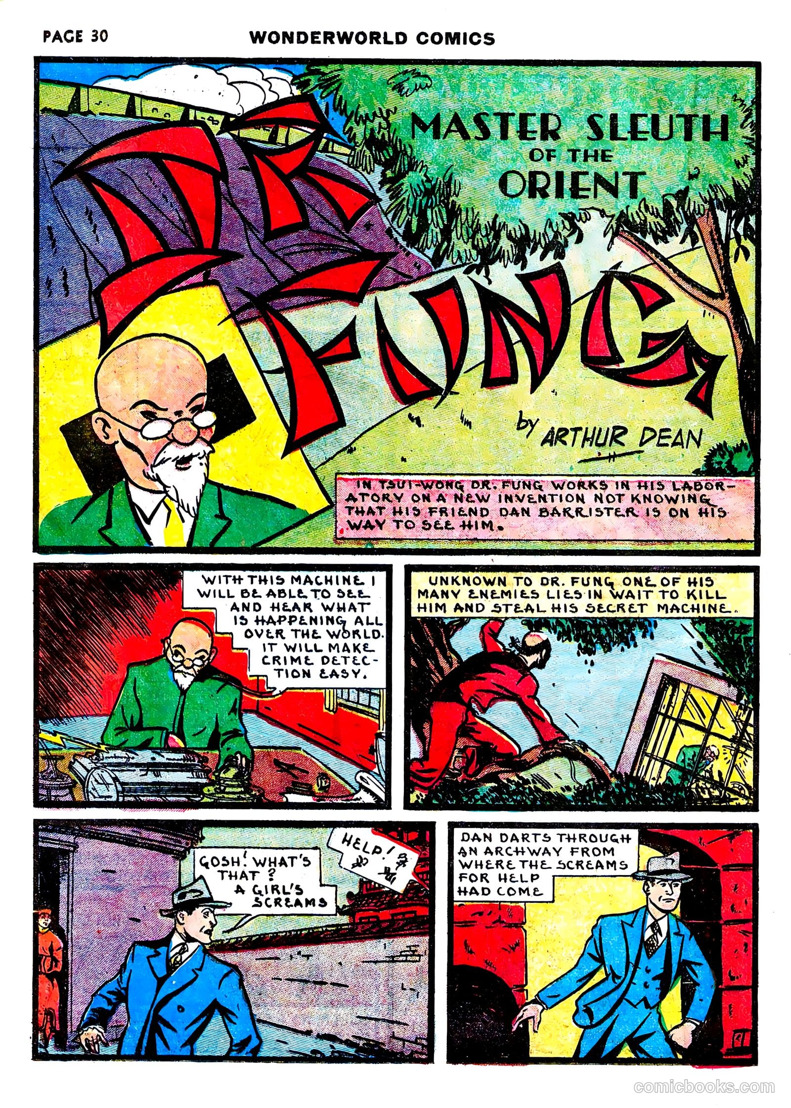 Wonderworld Comics #16 (1940) — page 32 of 68
