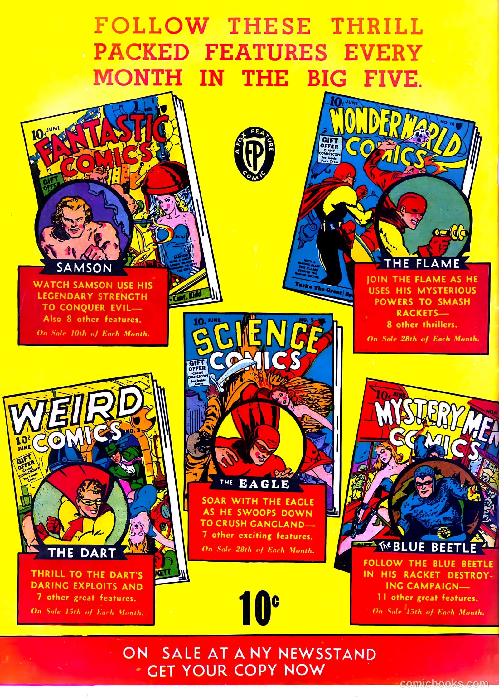 Wonderworld Comics #17 (1940) — page 68 of 68