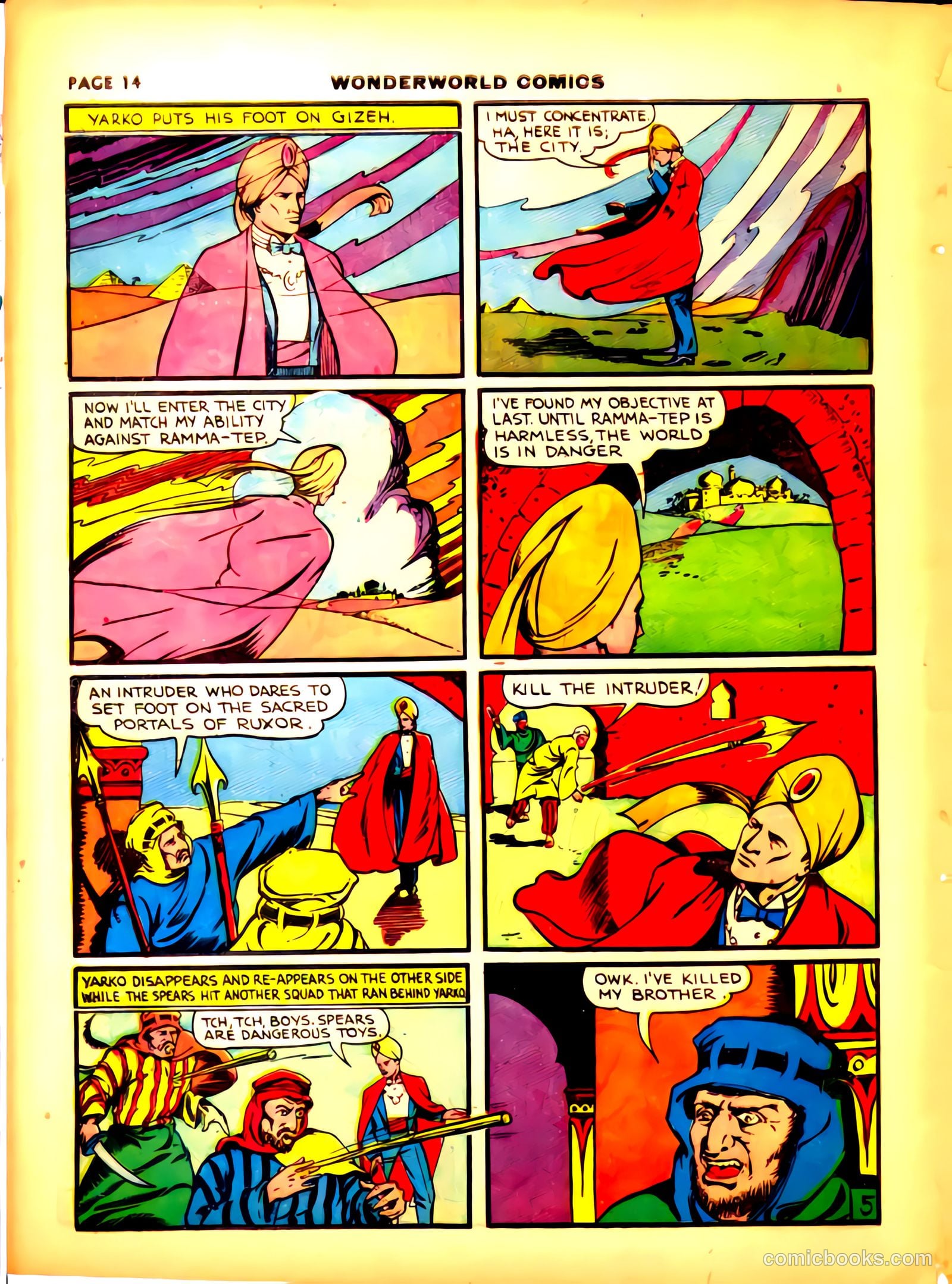 Wonderworld Comics #18 (1940) — page 16 of 68