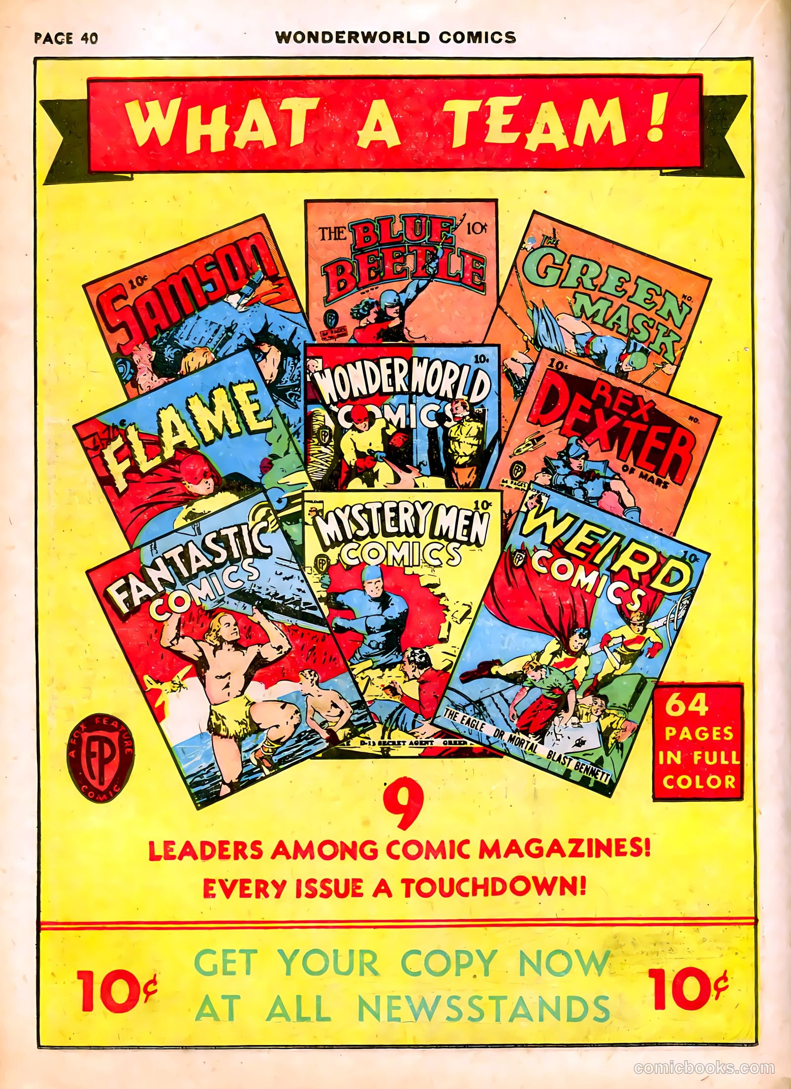 Wonderworld Comics #20 (1940) — page 43 of 69