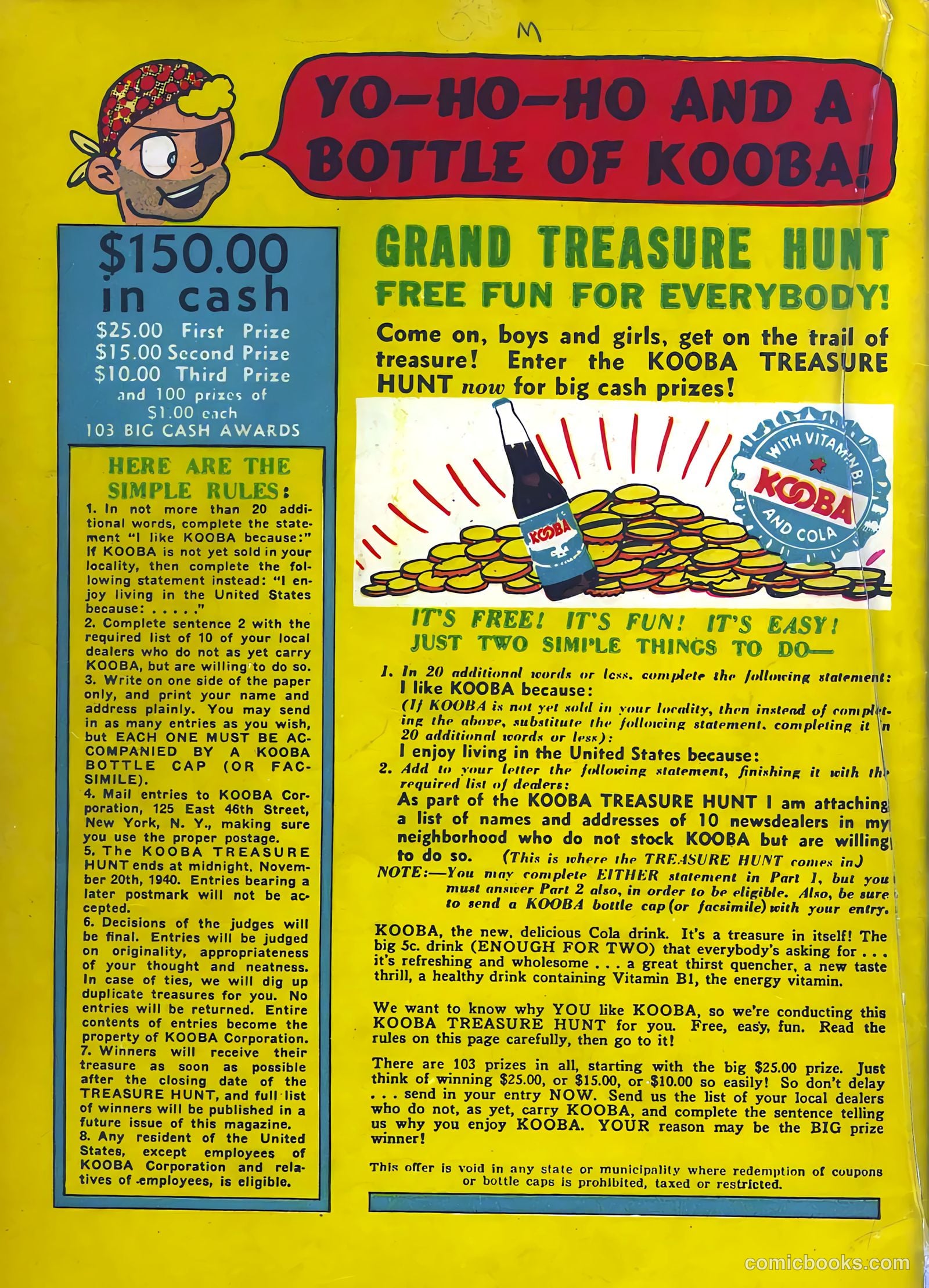 Wonderworld Comics #20 (1940) — page 69 of 69