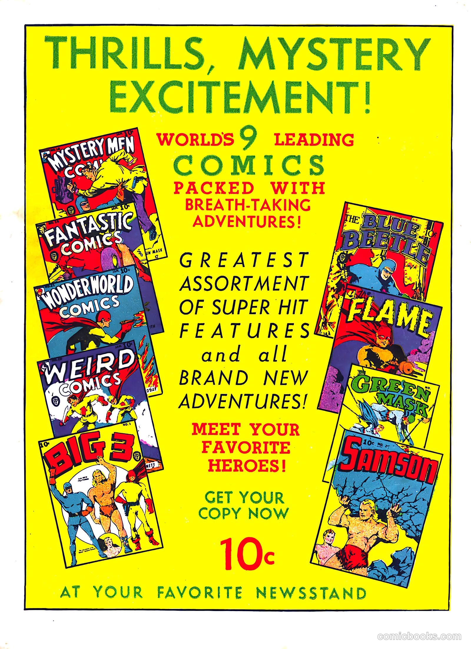 Wonderworld Comics #21 (1941) — page 63 of 63