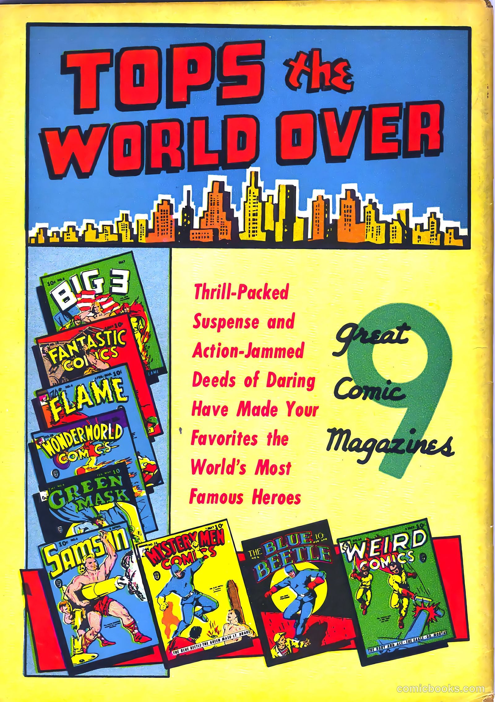 Wonderworld Comics #25 (1941) — page 64 of 64