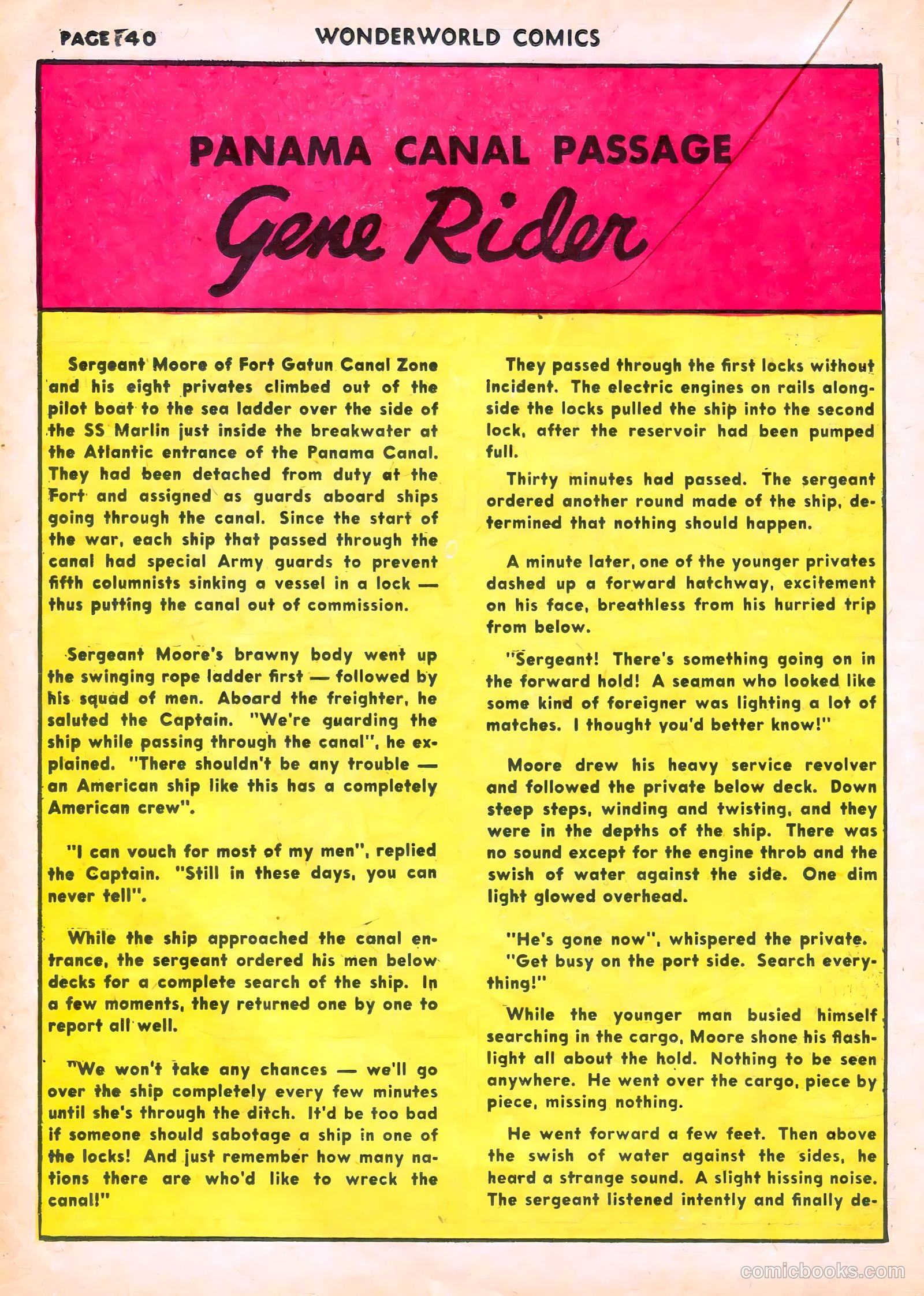 Wonderworld Comics #32 (1941) — page 40 of 65