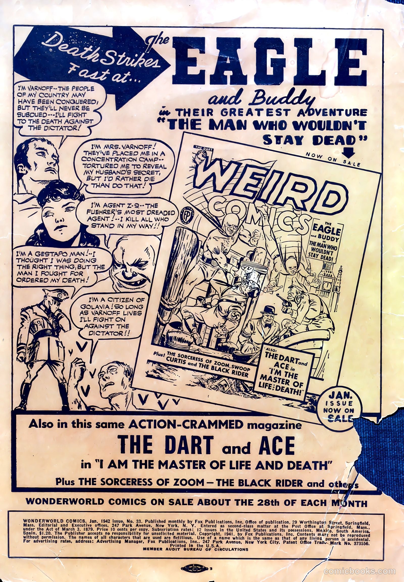 Wonderworld Comics #33 (1942) — page 2 of 67