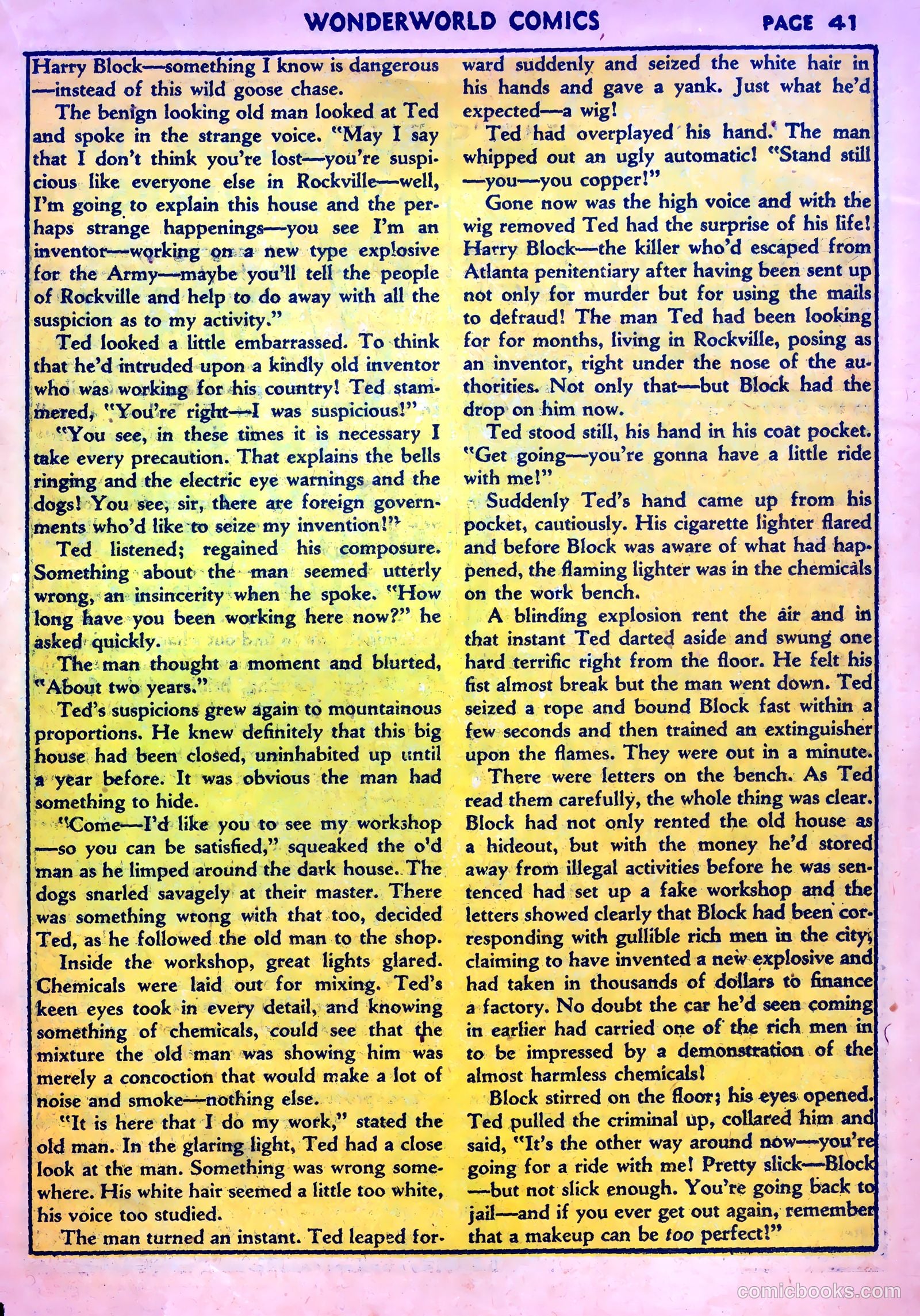 Wonderworld Comics #33 (1942) — page 42 of 67