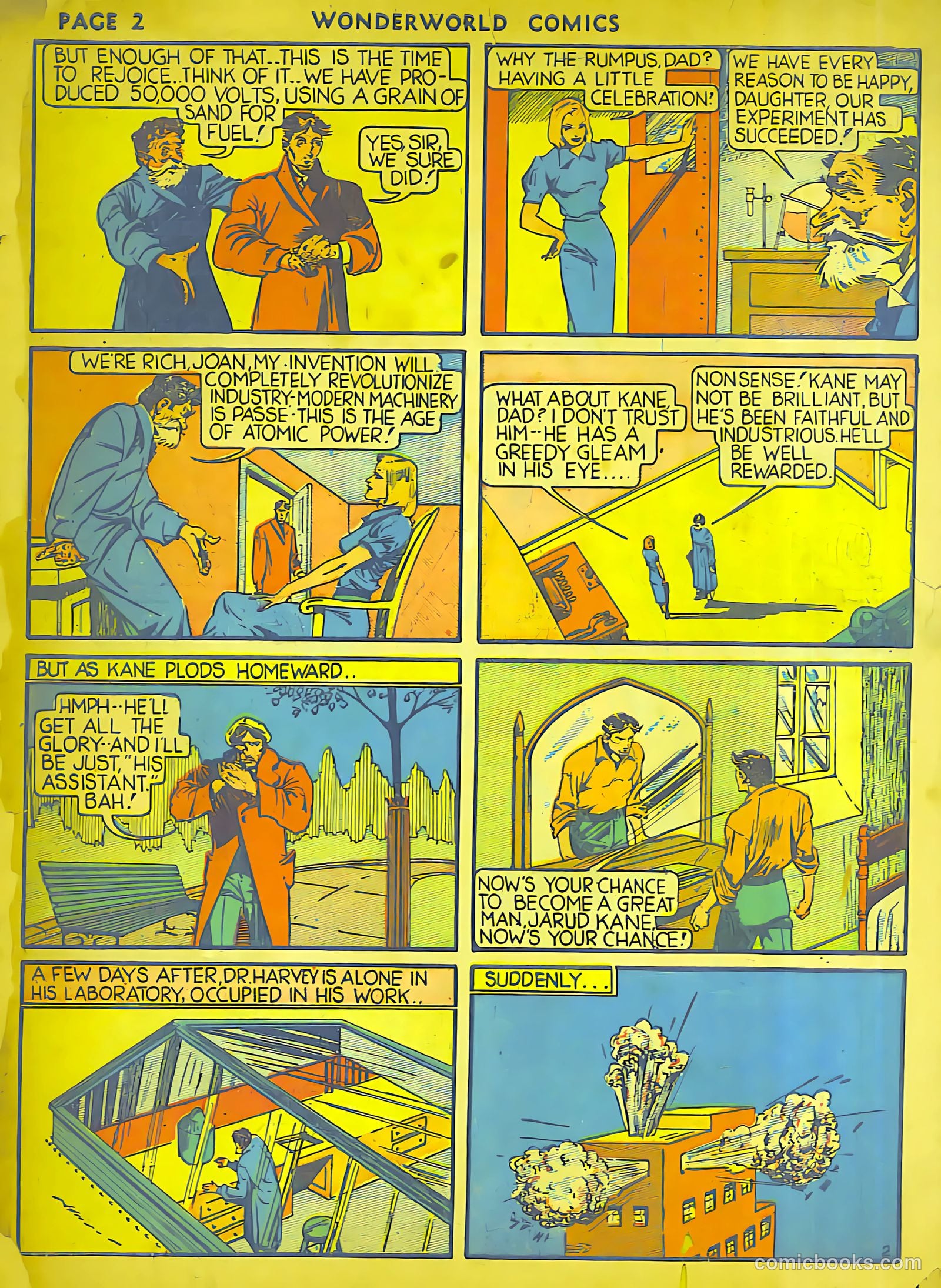 Wonderworld Comics #8 (1939) — page 3 of 66