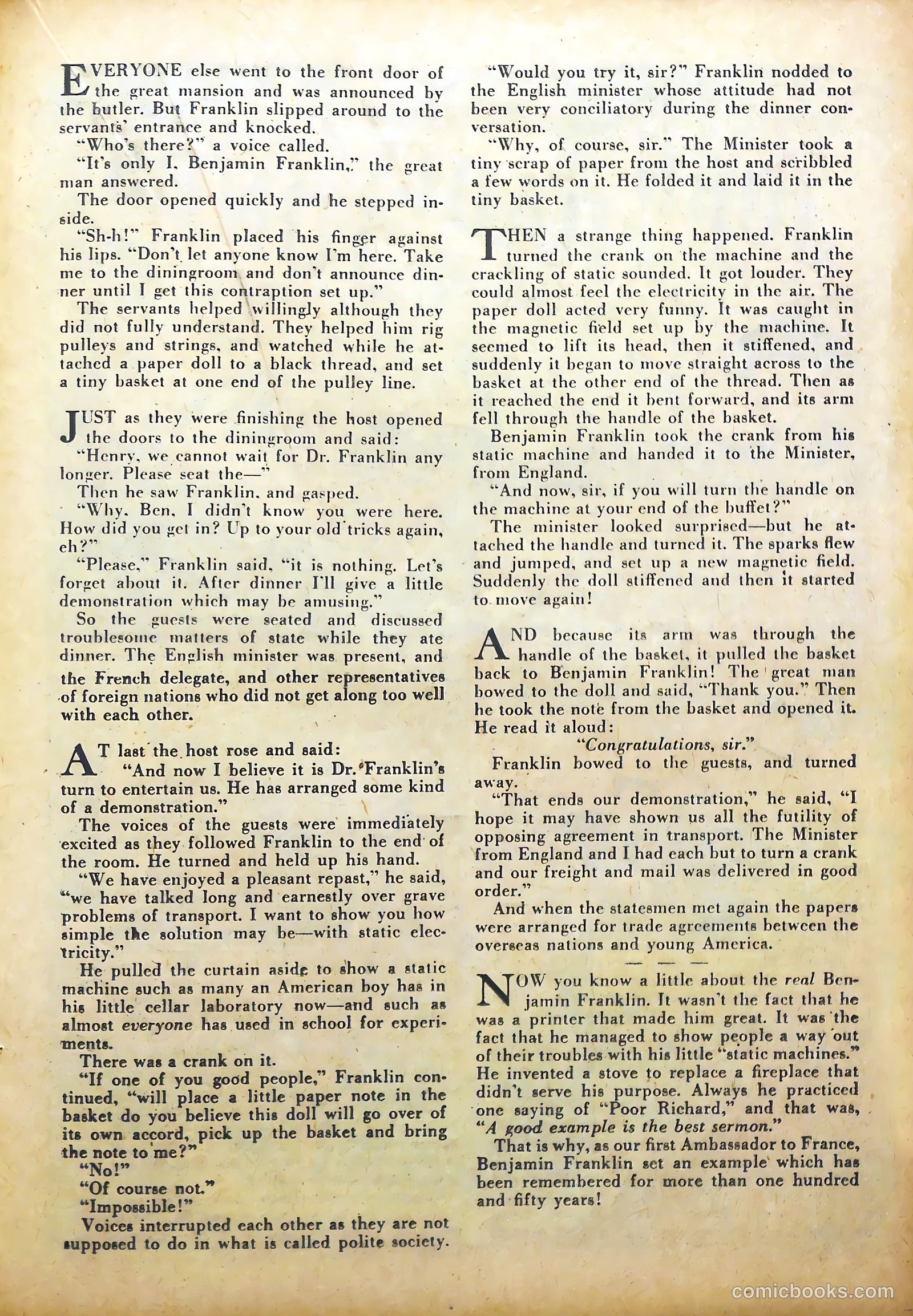 World Famous Heroes Magazine #1 (1941) — page 35 of 68